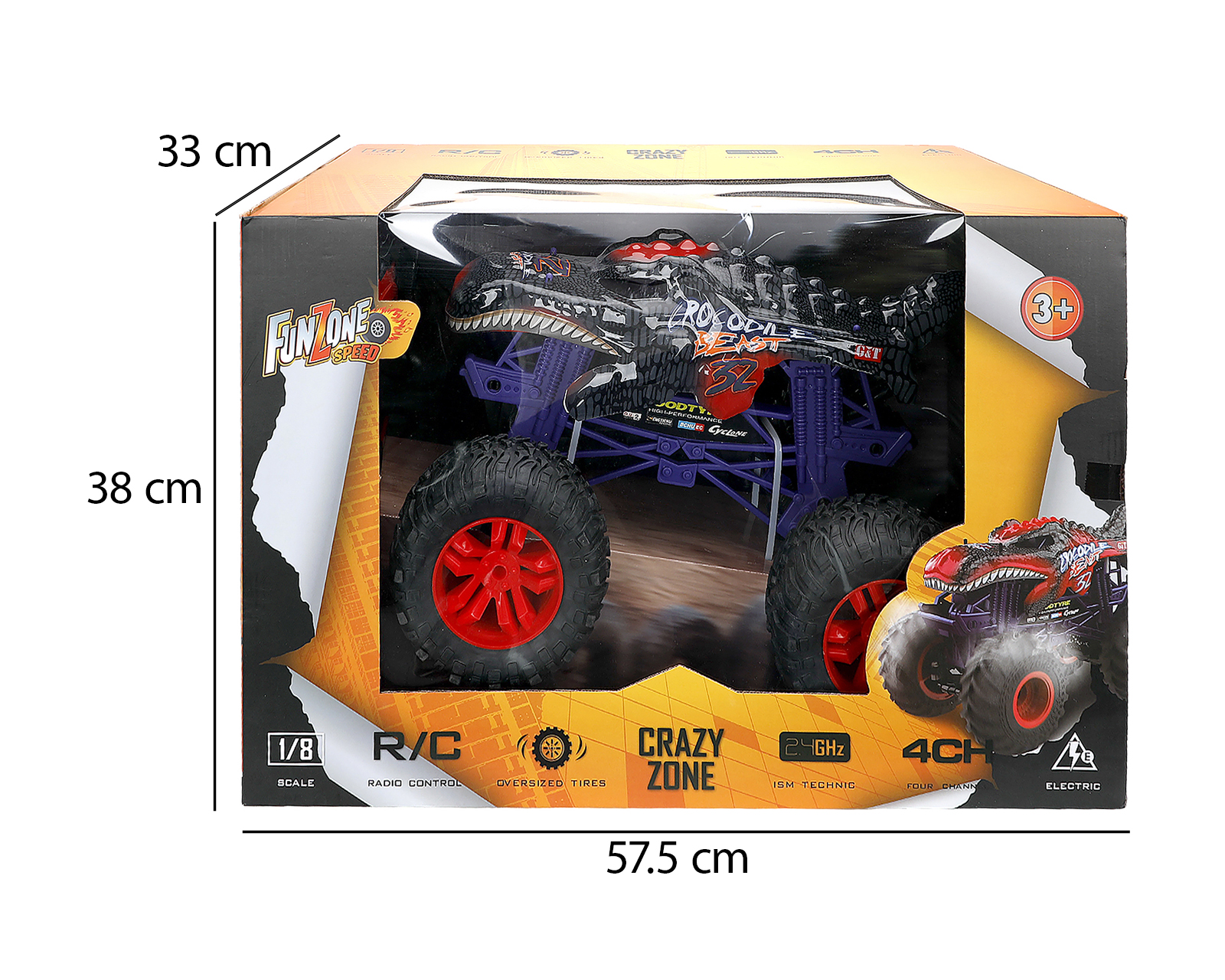 Foto 5 pulgar | Foto 4 | Carro a Control Remoto Funzone Recargable