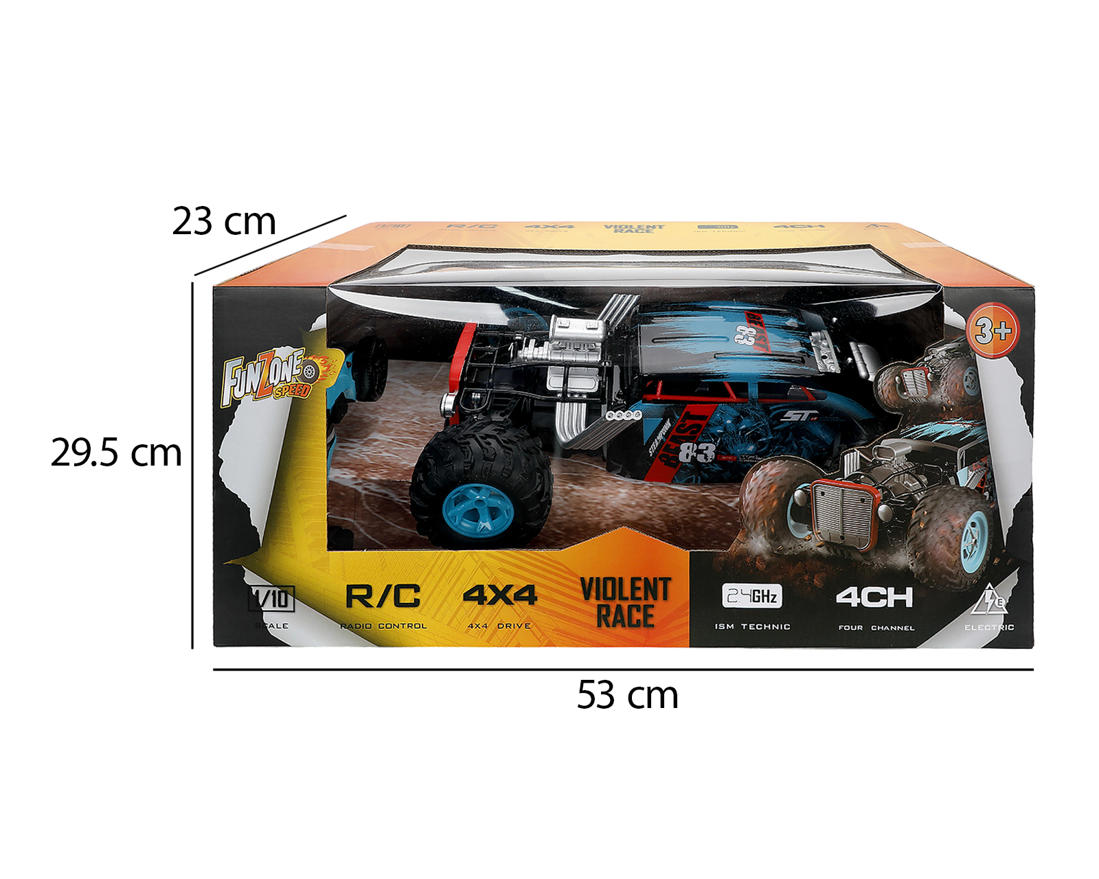 Foto 5 pulgar | Foto 4 | Carro a Control Remoto Funzone Recargable