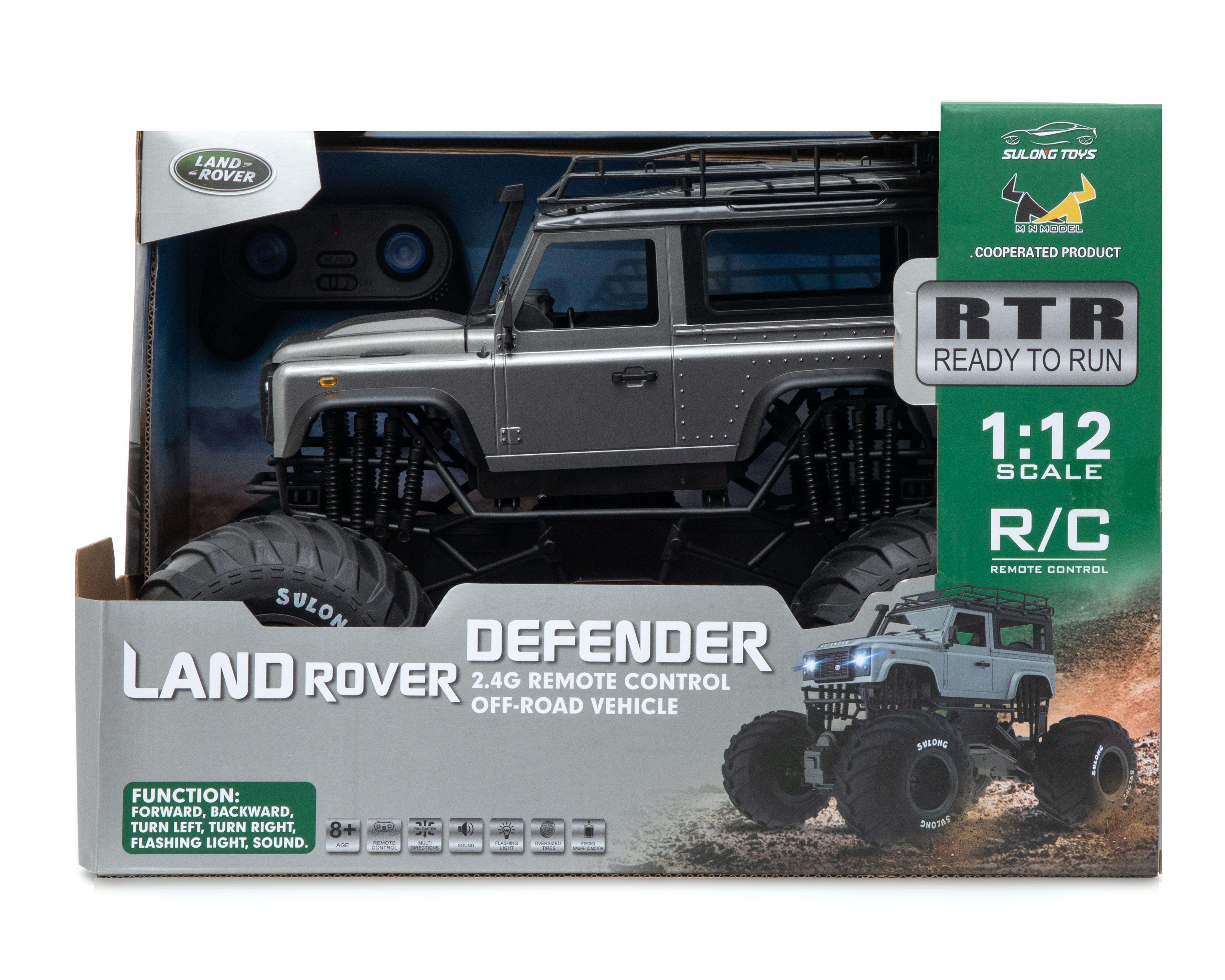 Foto 8 pulgar | Foto 7 | Carro de Control Remoto Sulong Toys Land Rover Defender