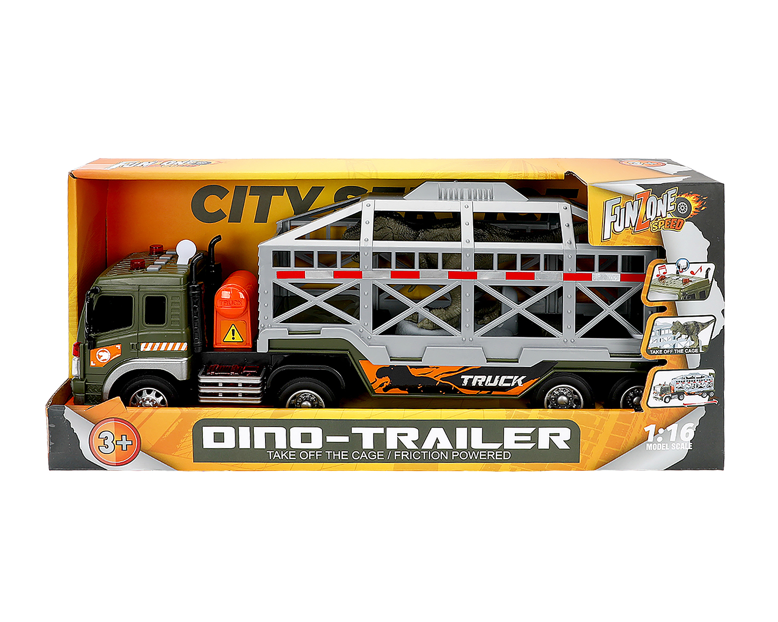 Foto 2 | Foto 2 | Camión de Juguete Funzone Dino-Trailer