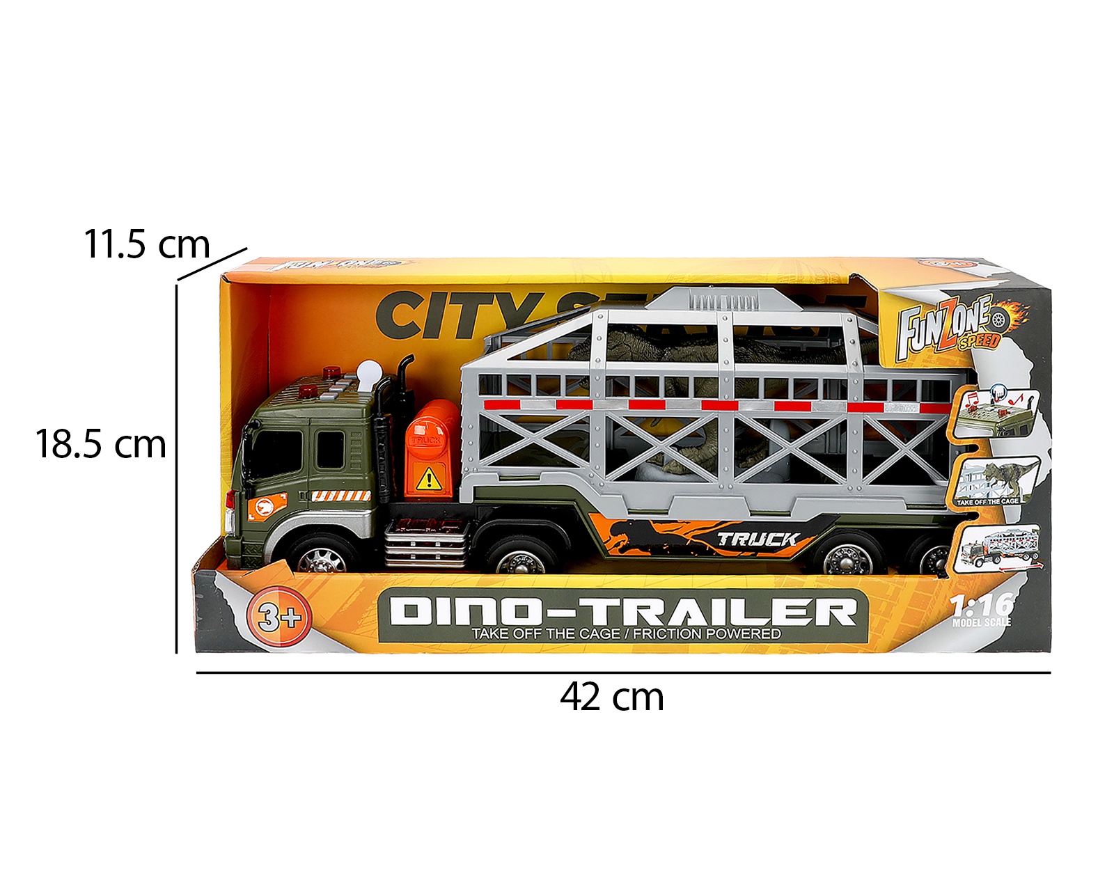 Foto 4 | Foto 4 | Camión de Juguete Funzone Dino-Trailer