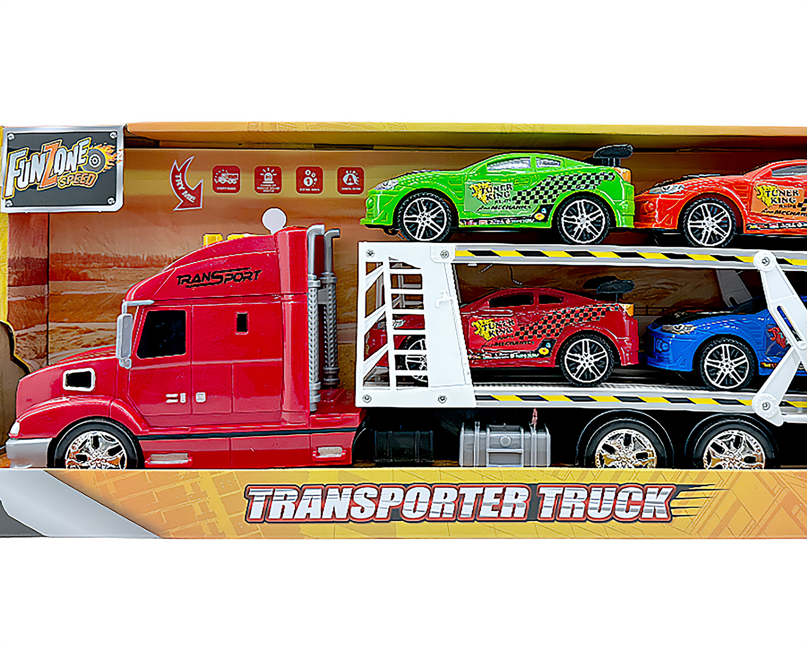 Foto 3 pulgar | Foto 2 | Tráiler con Autos Funzone