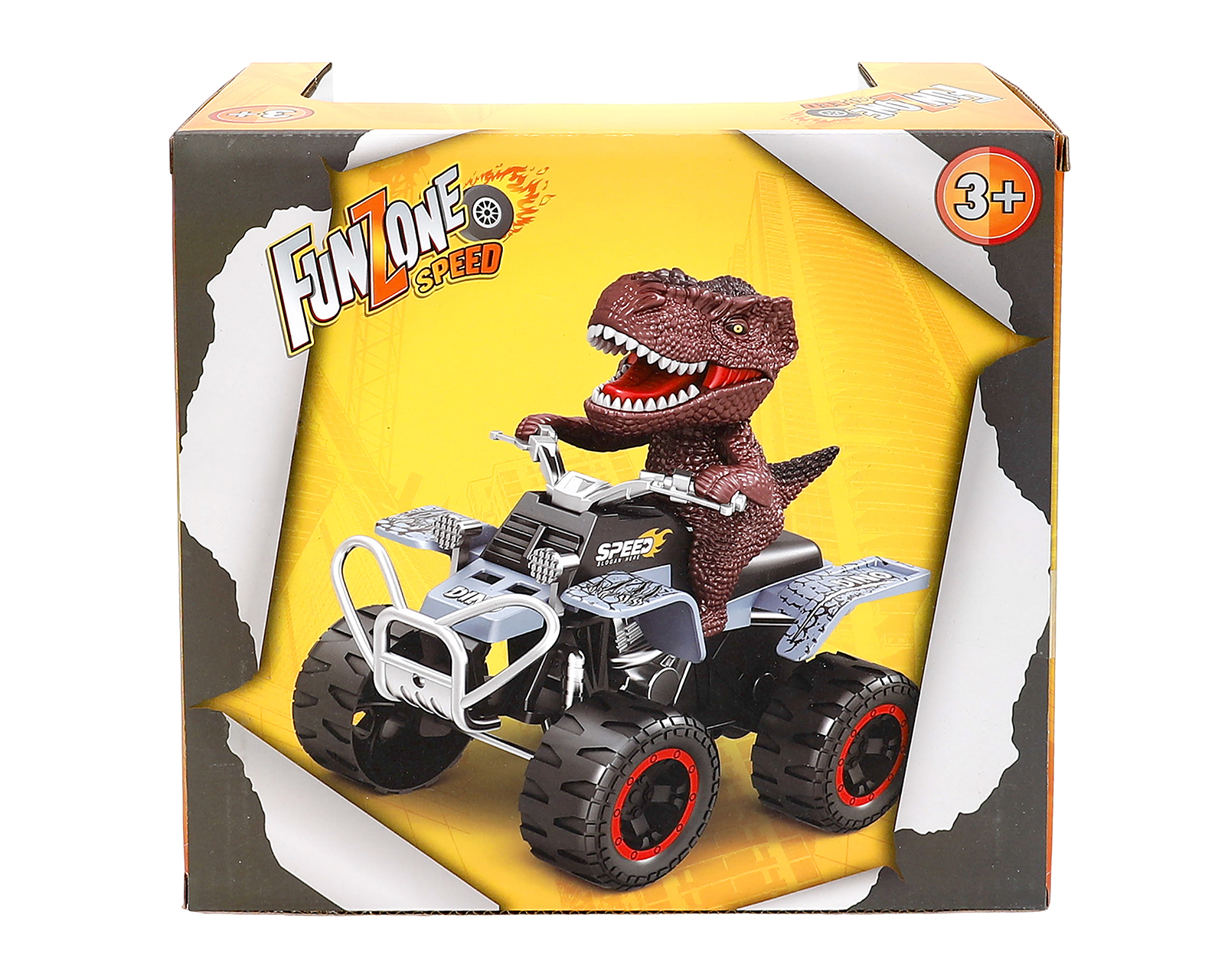 Foto 4 pulgar | Foto 3 | Vehículo de Fricción Funzone con Dinosaurio Cabezón