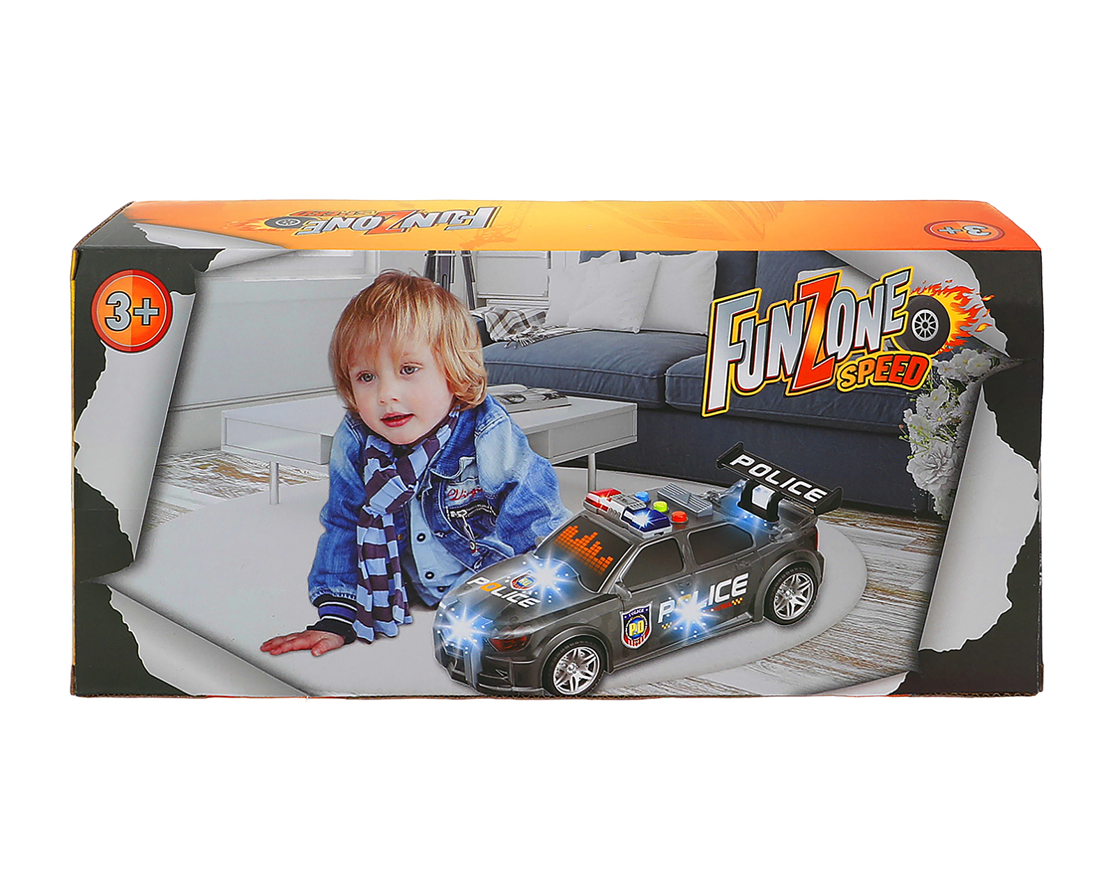 Foto 3 | Foto 3 | Carro de Fricción Funzone Patrulla con Luces y Sonidos