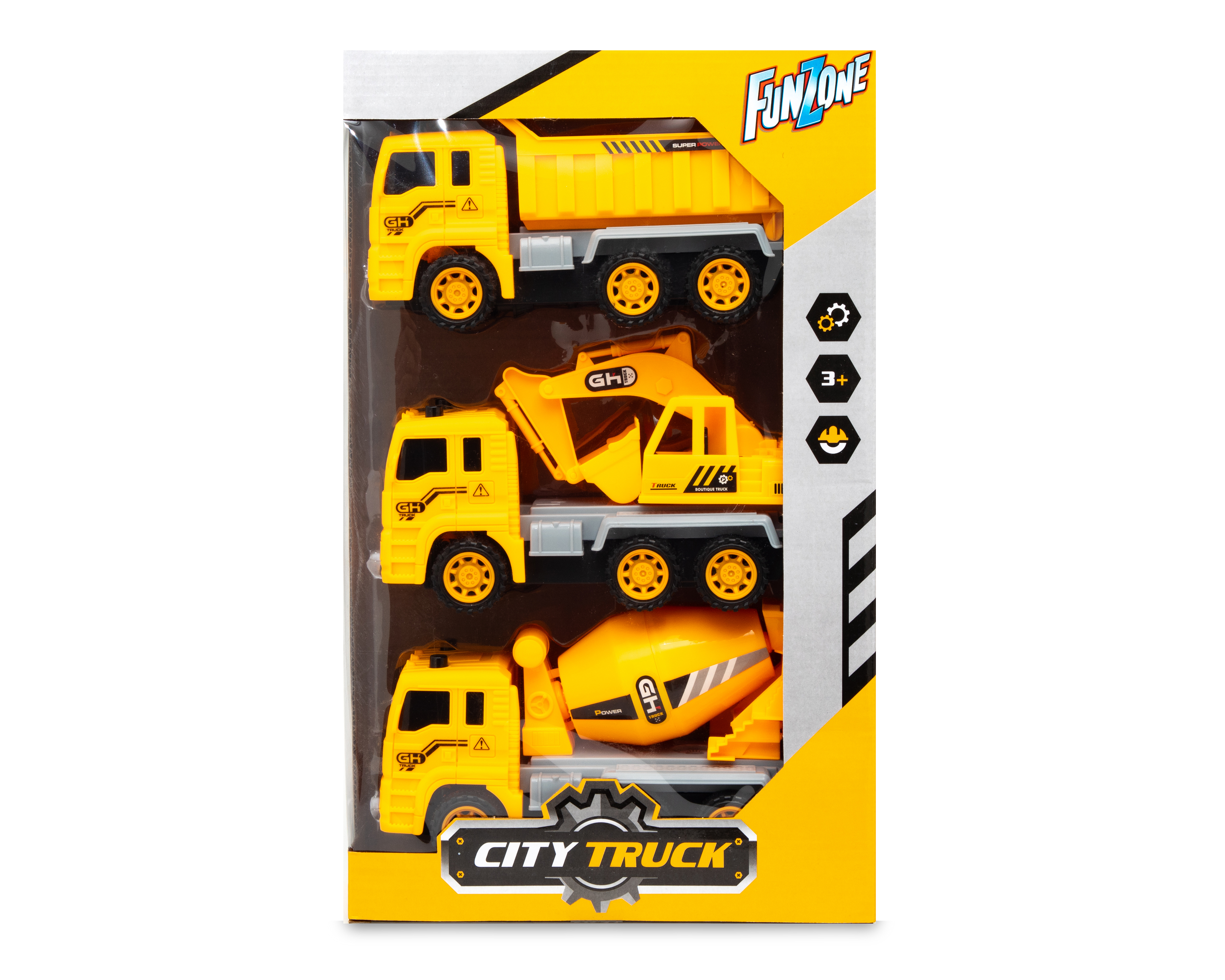 Foto 4 | Foto 4 | Camiones Funzone 3 Piezas