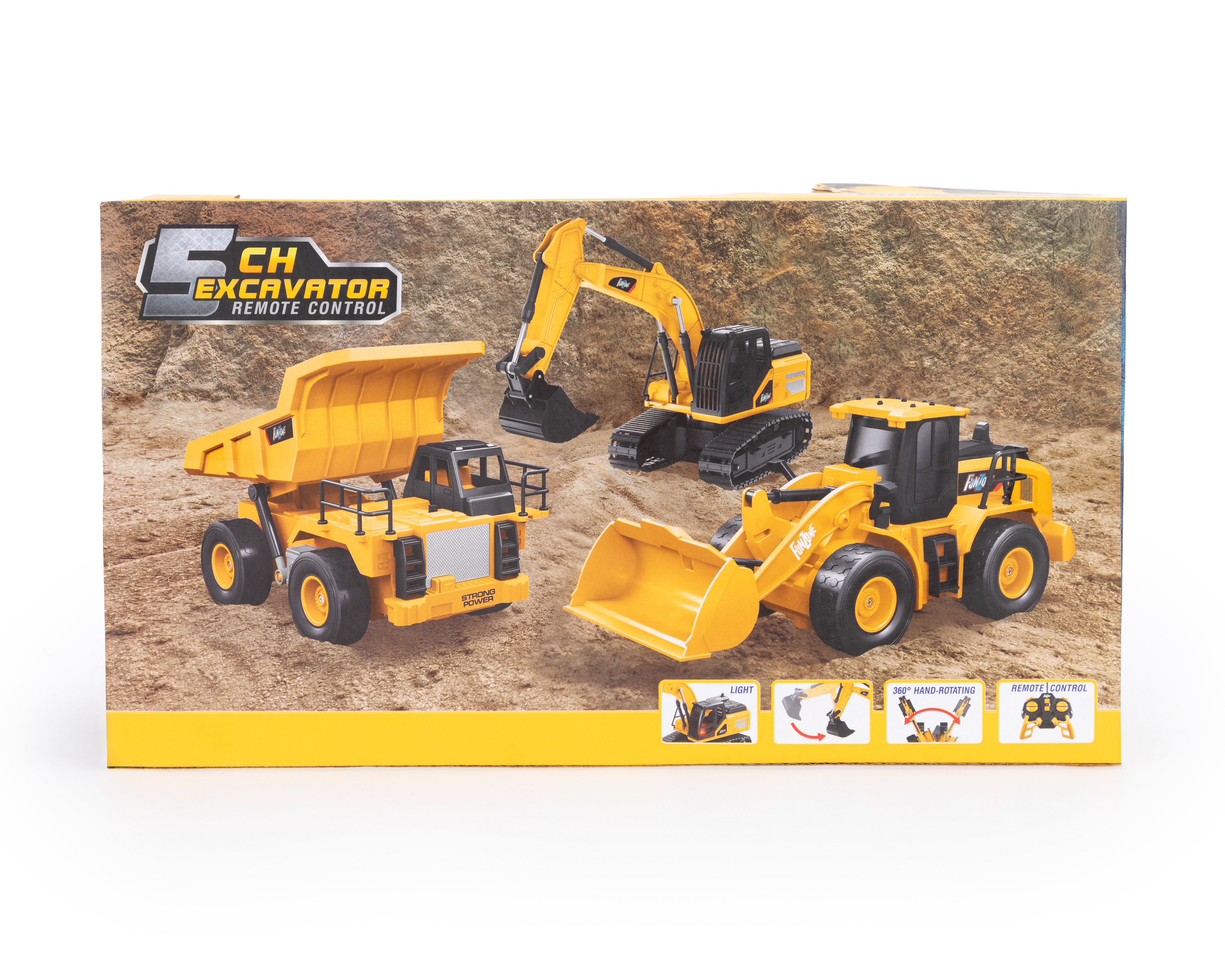 Foto 3 pulgar | Foto 2 | Excavadora a Control Remoto Funzone 5CH