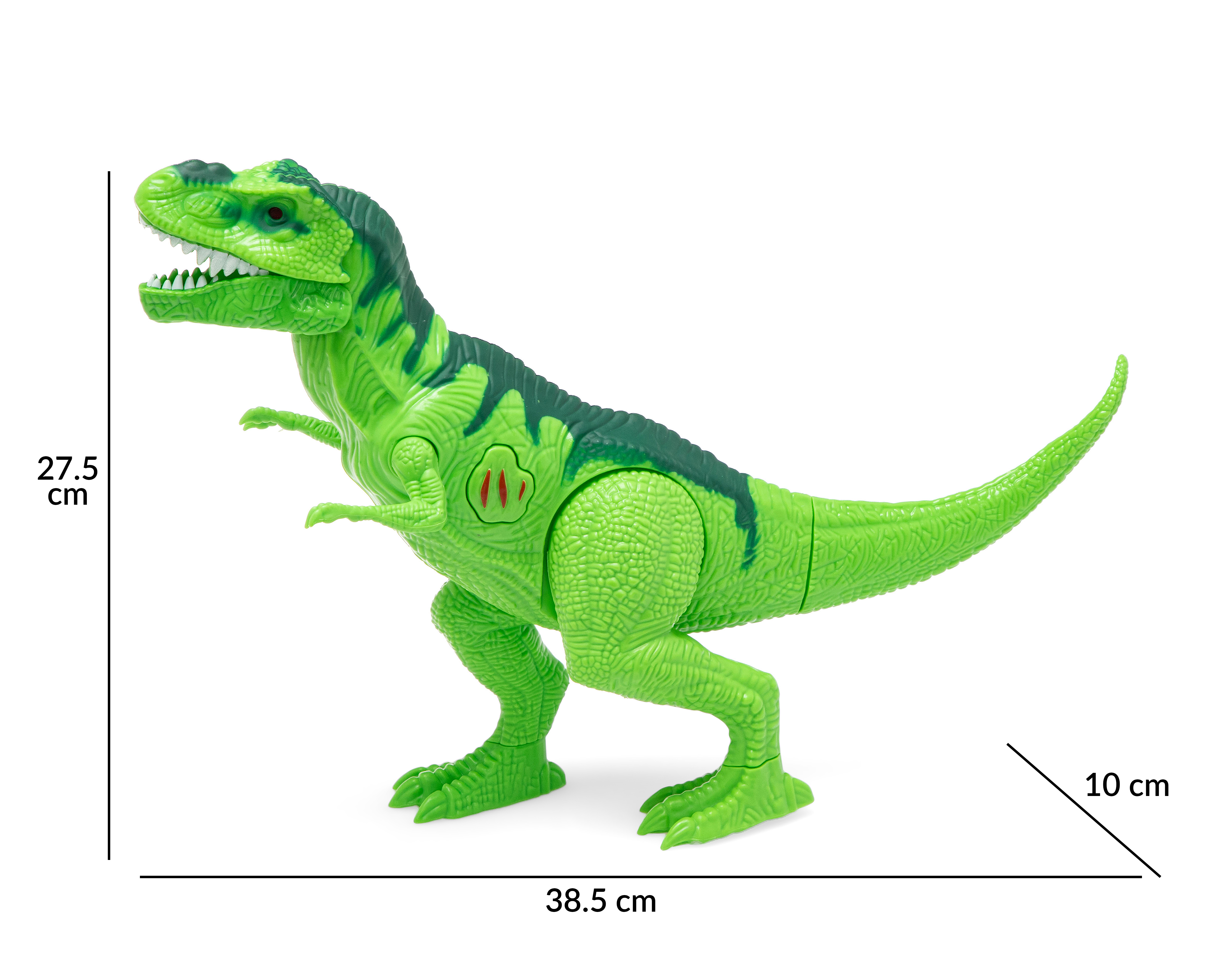 Foto 8 pulgar | Foto 7 | Dinosaurio de Juguete Funzone con Luces y Sonidos