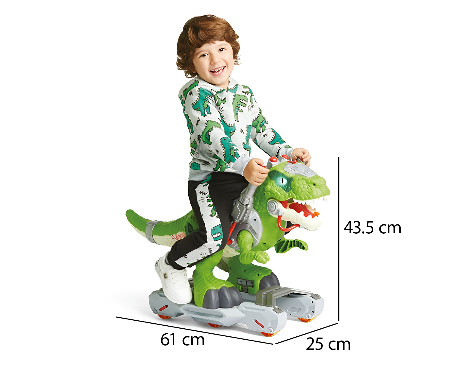 Foto 4 pulgar | Foto 3 | Dinosaurio Montable Funzone