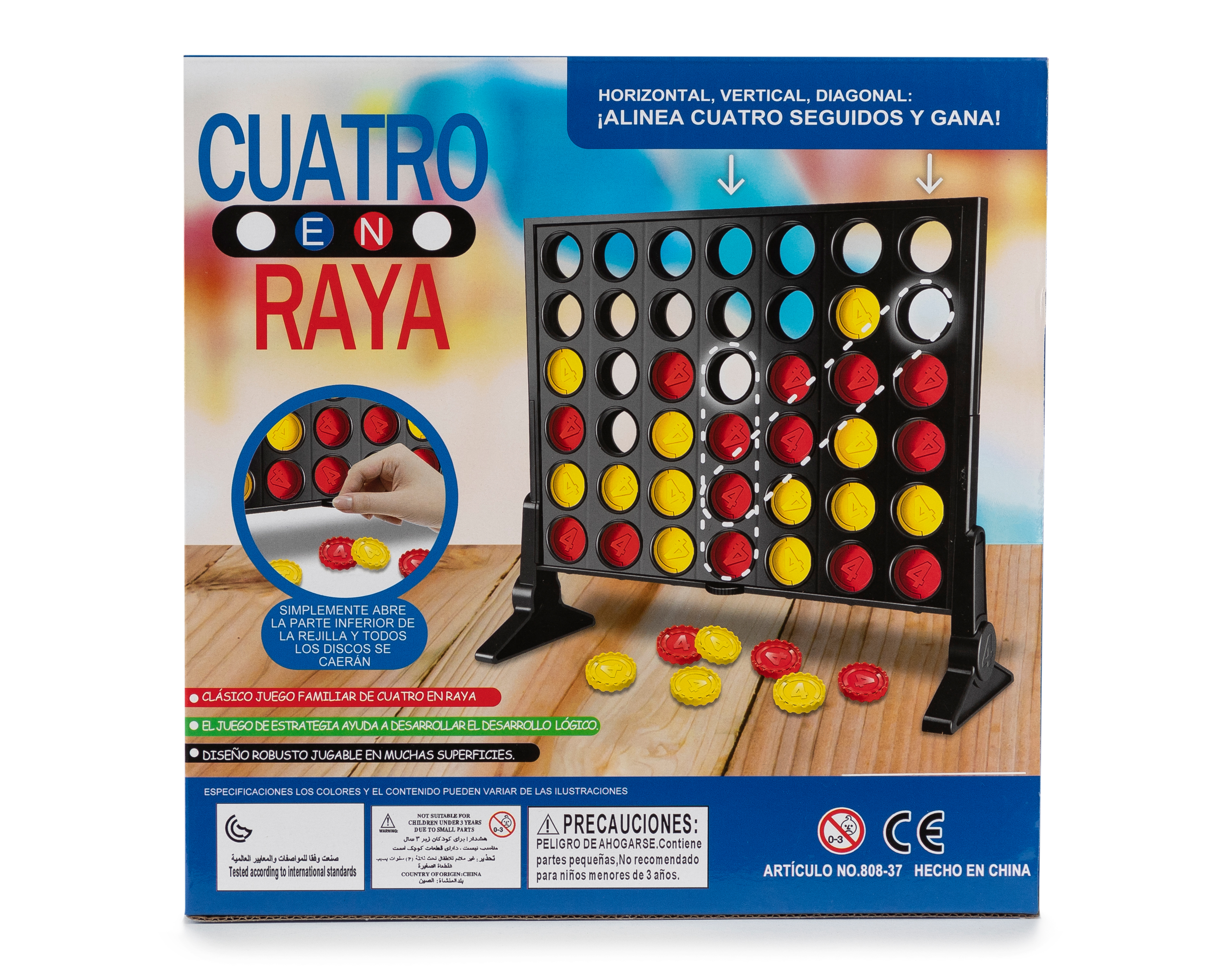 Foto 3 pulgar | Foto 2 | Juego de Mesa Cuatro en Raya Funzone