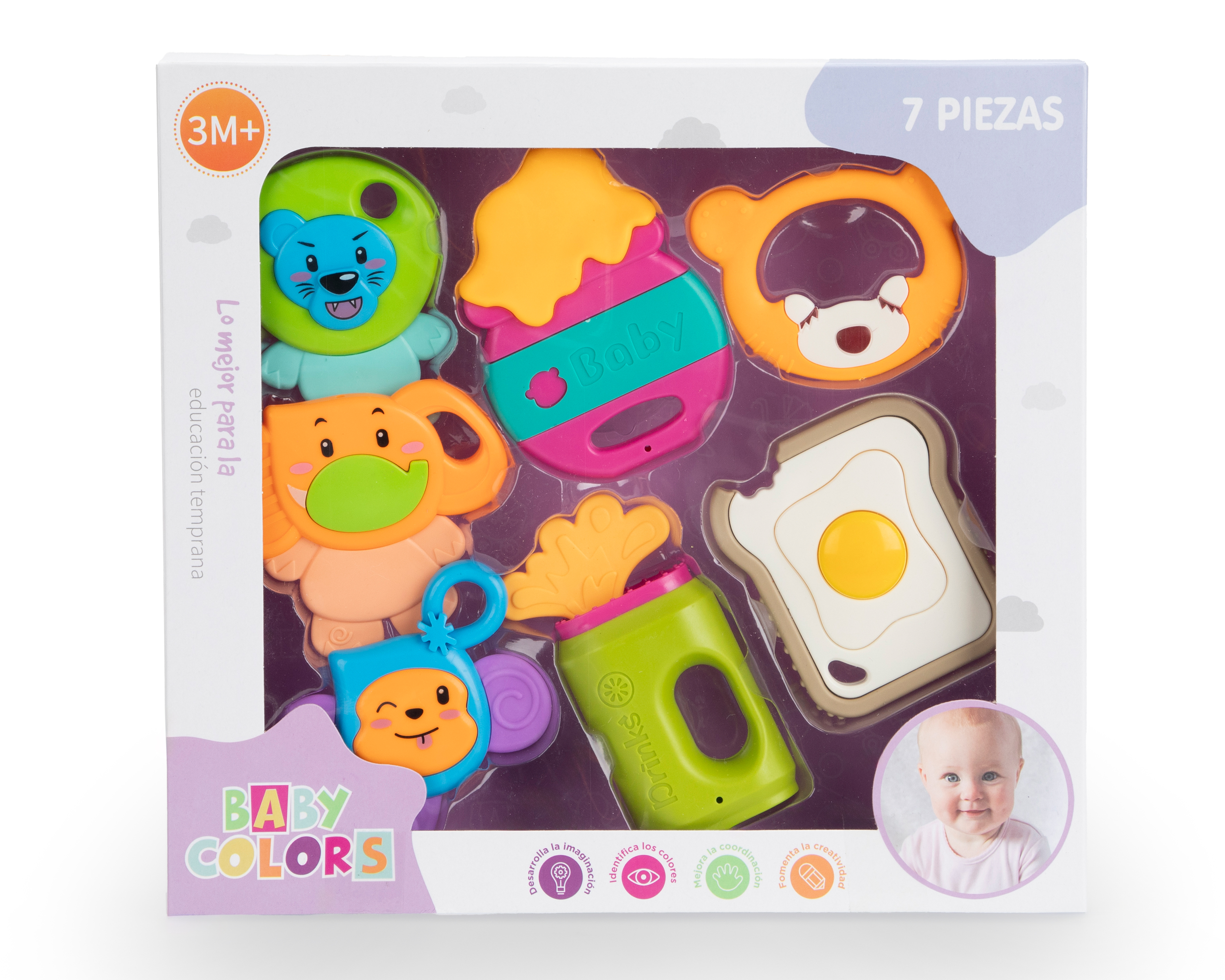 Sonajas Baby Colors
