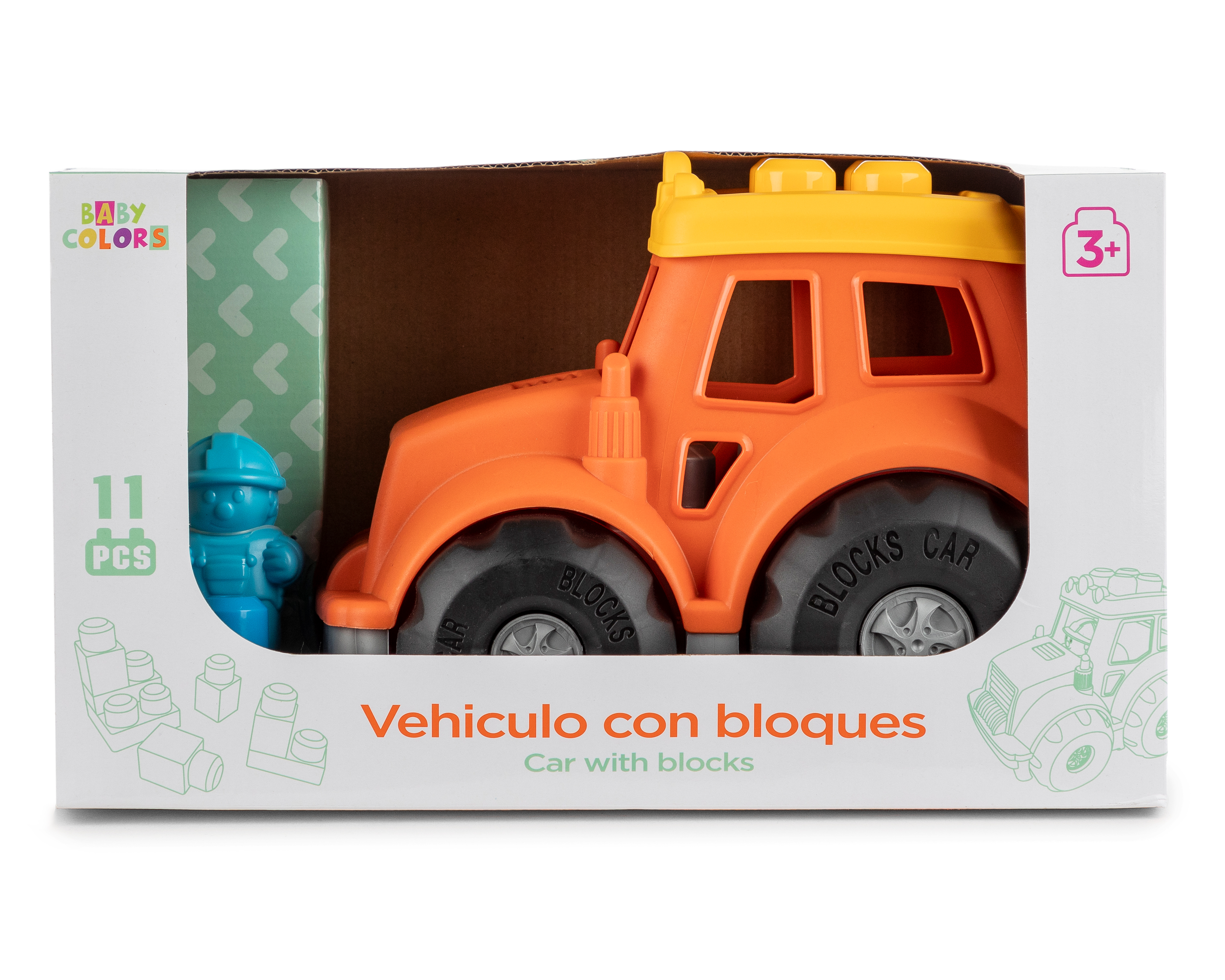 Foto 2 pulgar | Foto 1 | Carro con Bloques Baby Colors