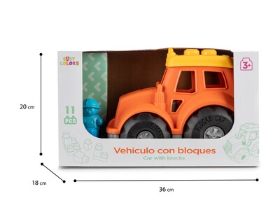 Foto 3 | Foto 3 | Carro con Bloques Baby Colors