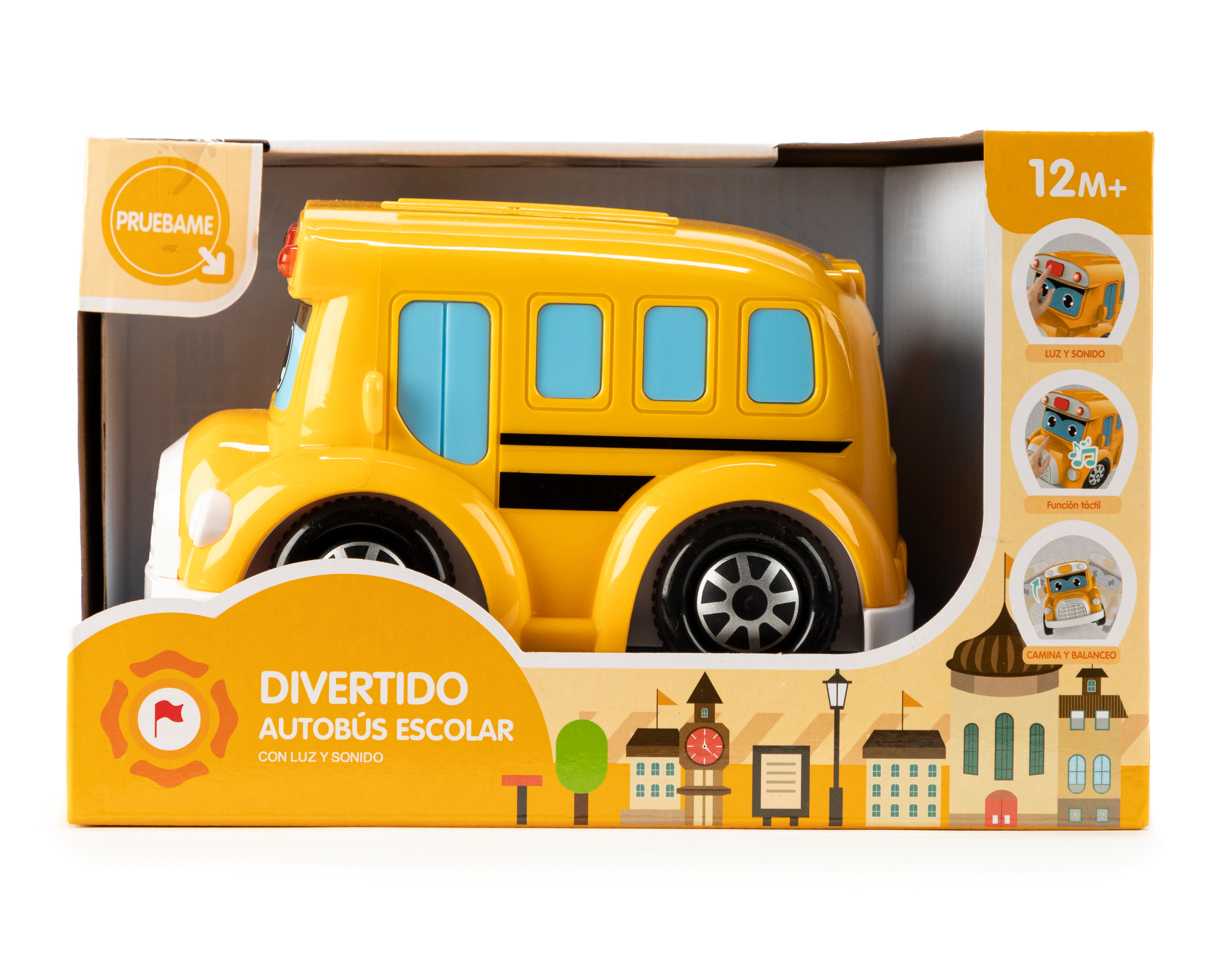 Autobús Escolar Baby Colors con Luz y Sonido