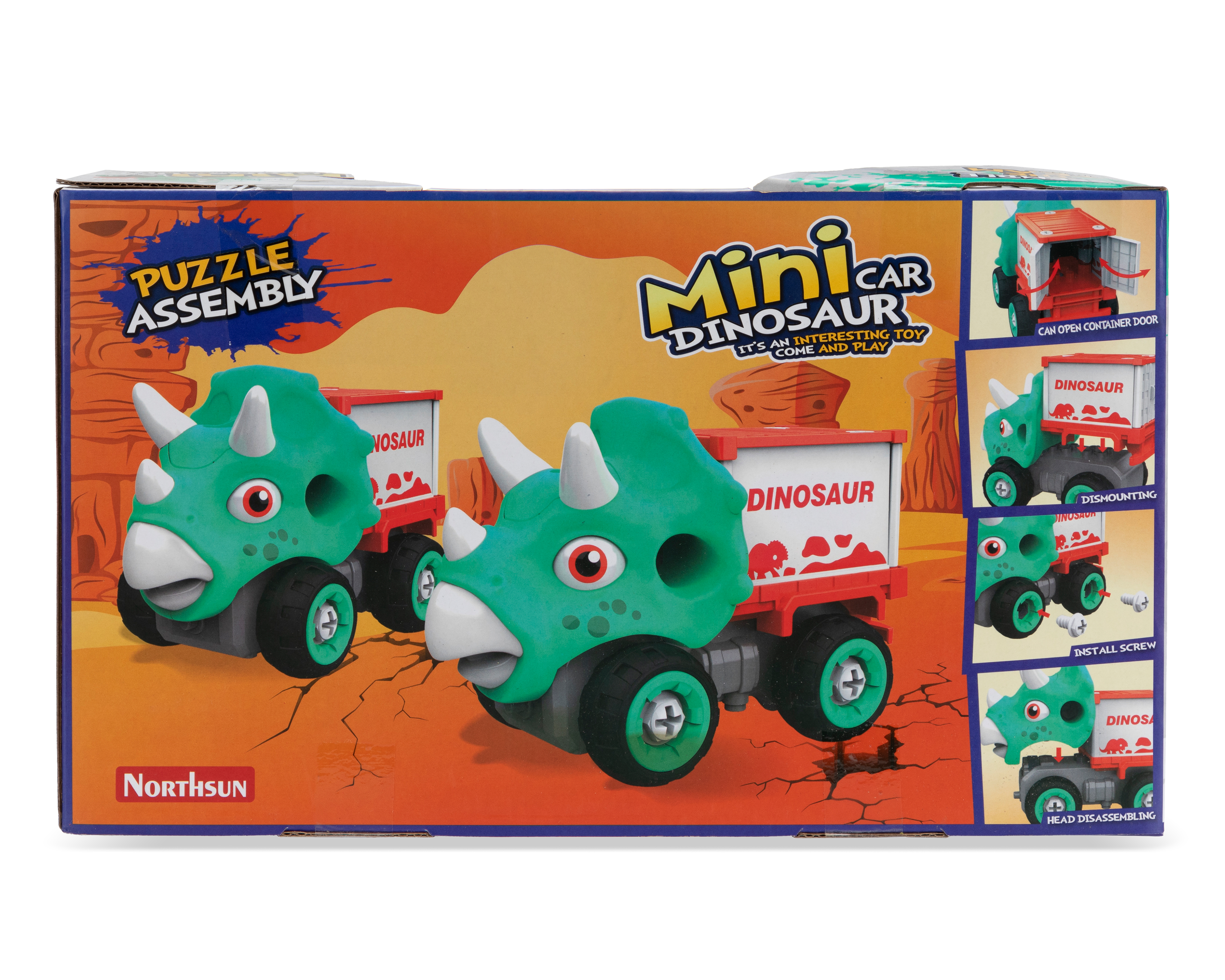 Foto 3 pulgar | Foto 2 | Carro de Dinosaurio Northsun