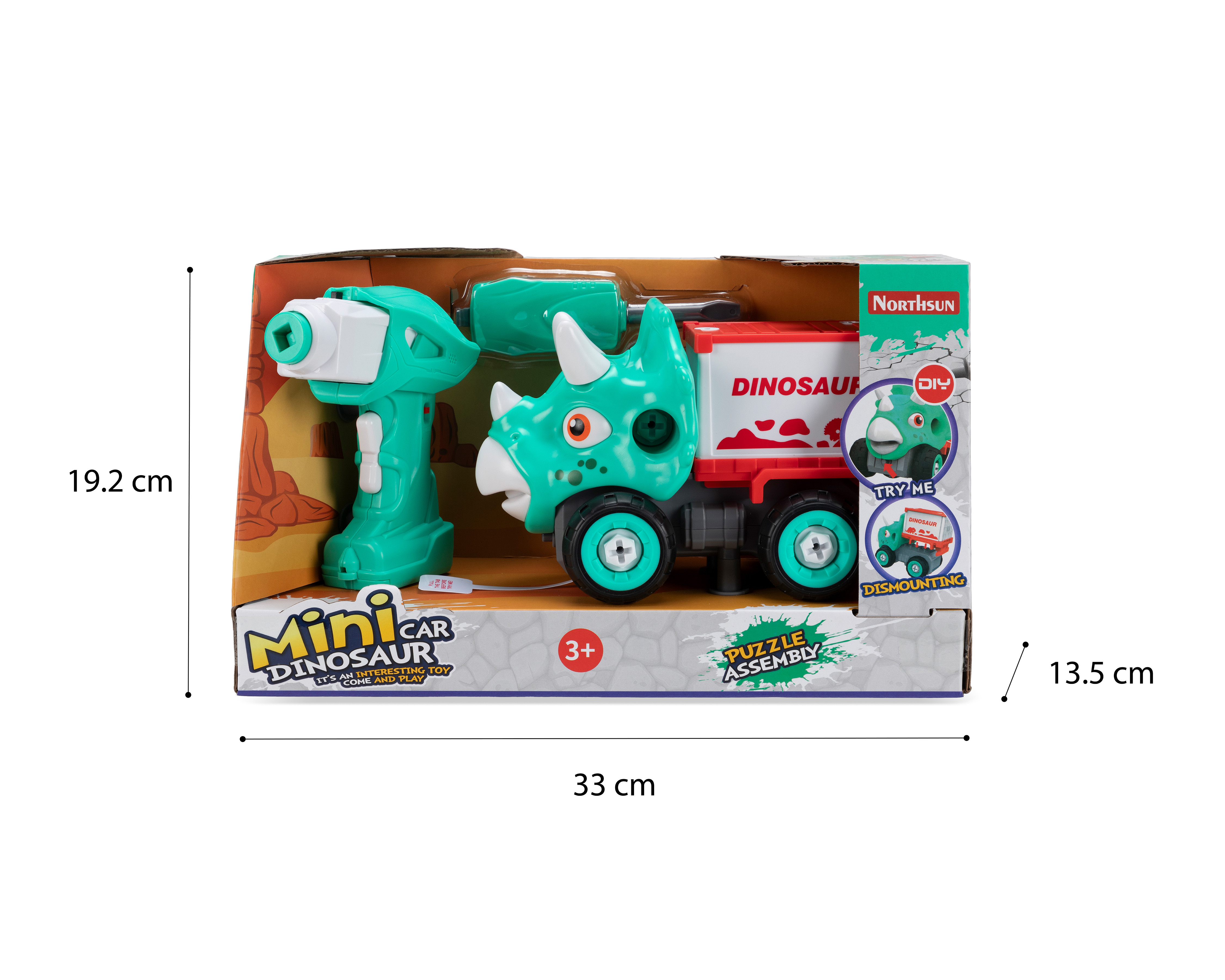 Foto 4 pulgar | Foto 3 | Carro de Dinosaurio Northsun