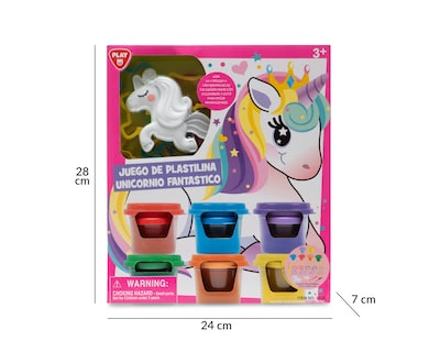 Foto 5 | Foto 5 | Juego de Plastilina Play Unicornio Fantástico
