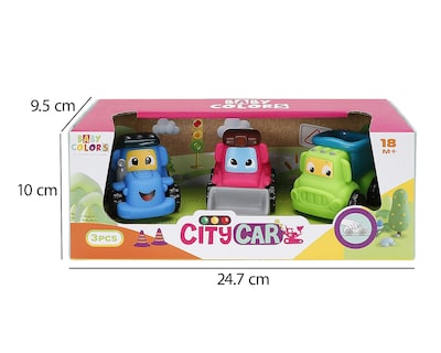 Foto 4 | Foto 4 | Carros Baby Colors 3 Piezas