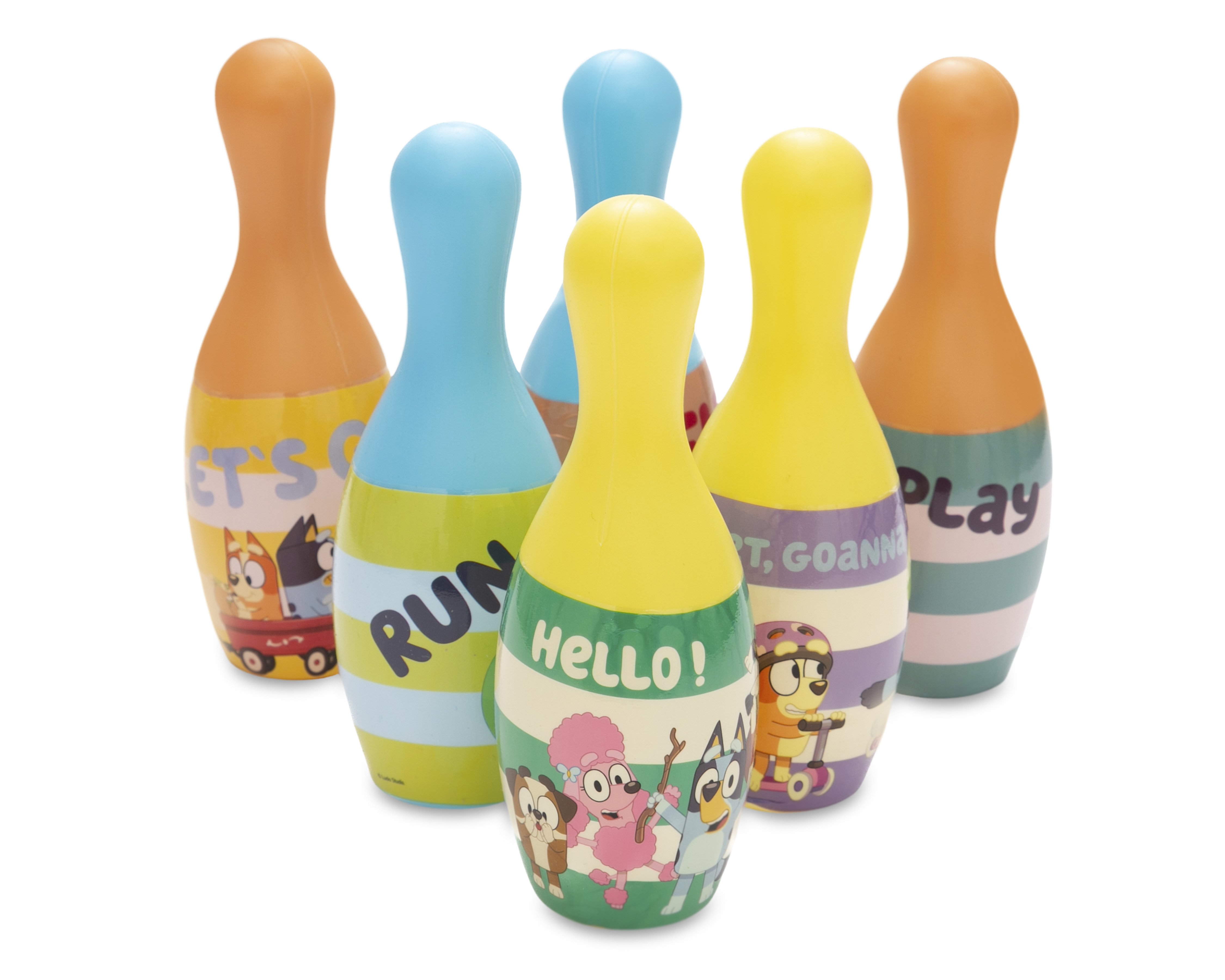 Foto 3 pulgar | Foto 2 | Juego de Bolos Bluey 8 Piezas