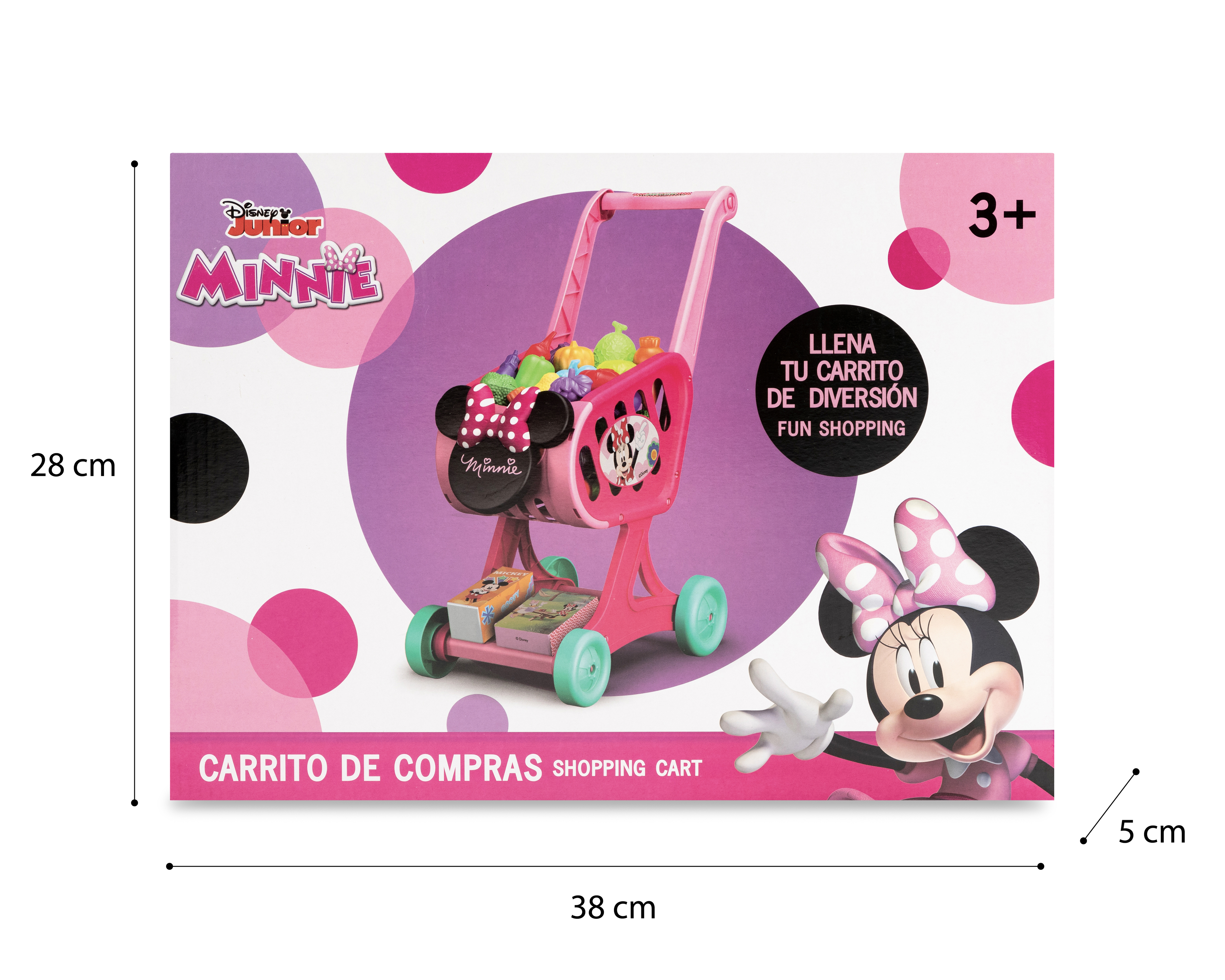 Foto 4 pulgar | Foto 3 | Carrito de Supermercado Disney Minnie Mouse