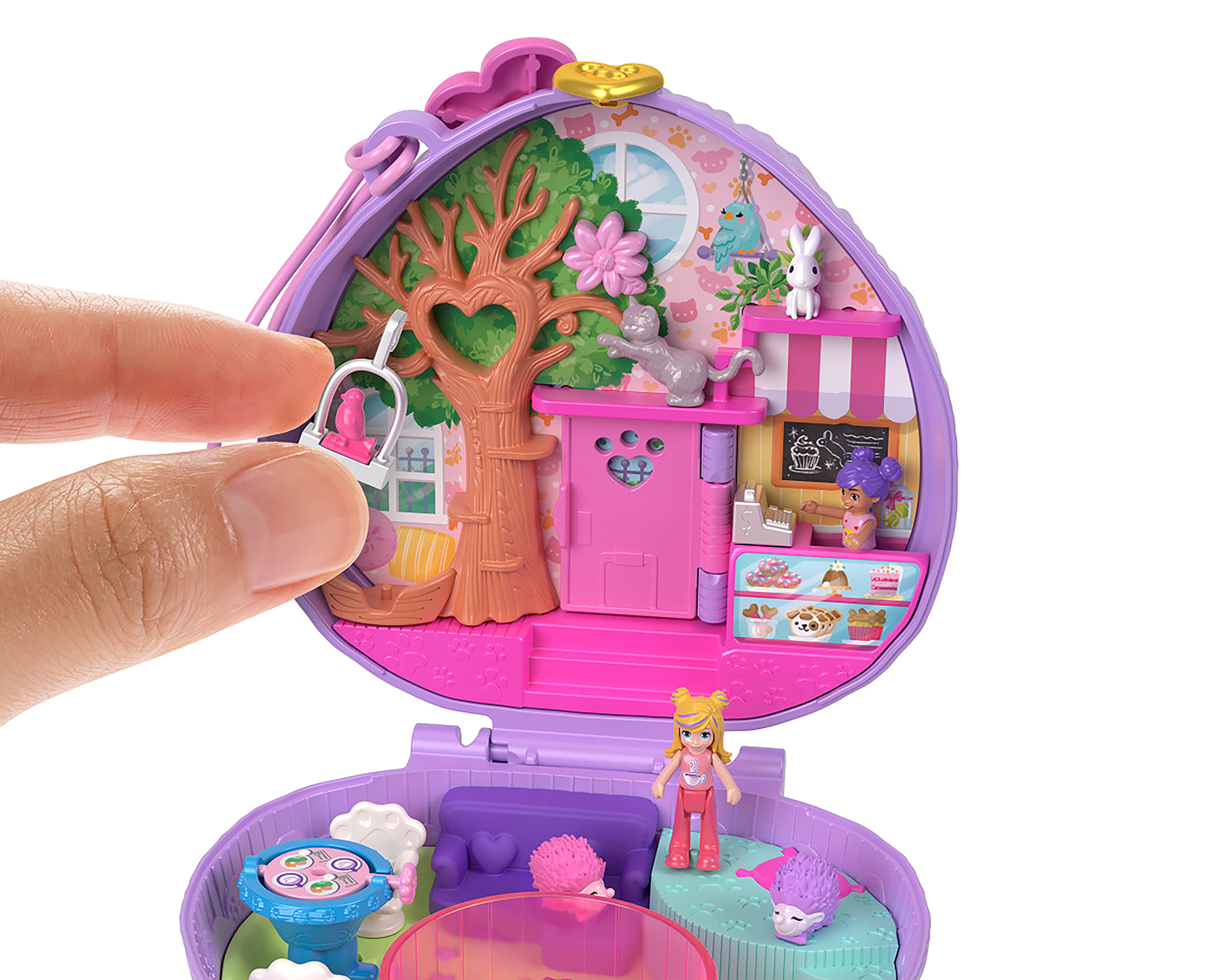 Foto 5 pulgar | Foto 4 | Cafetería del Erizo Mattel Polly Pocket 35th