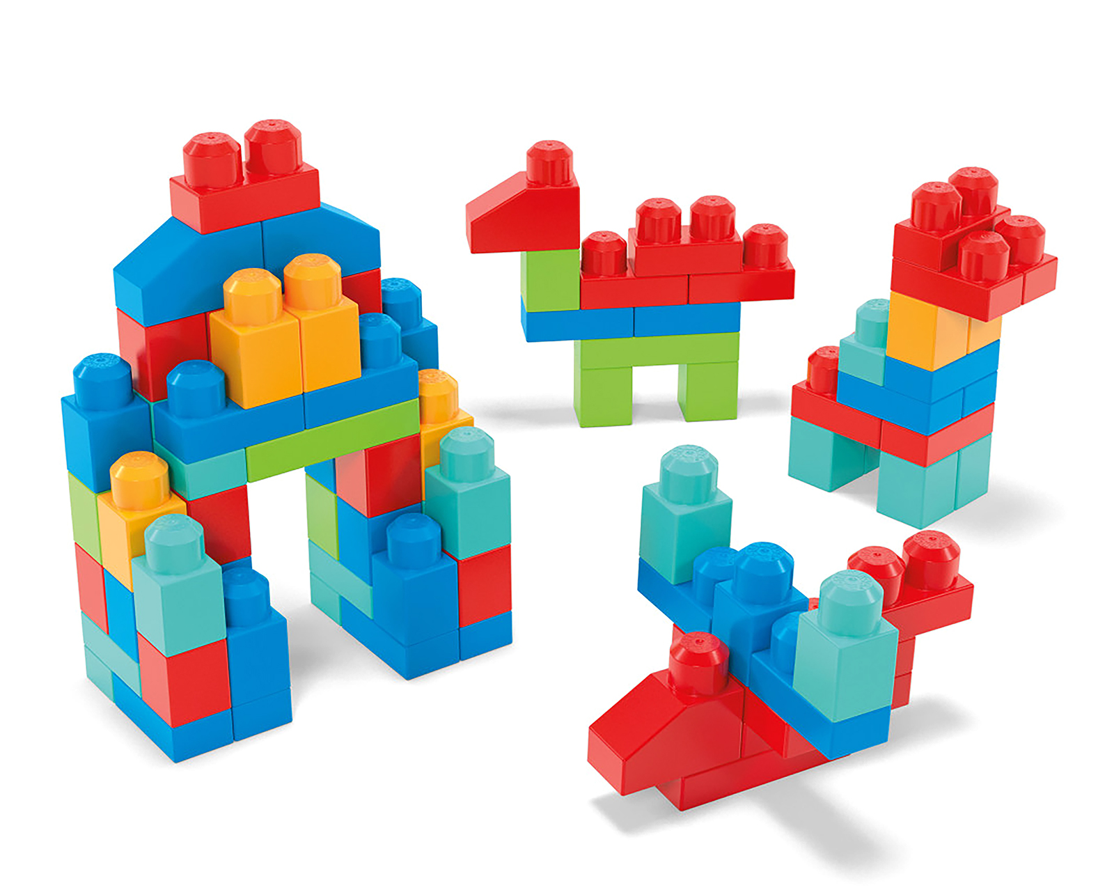 Foto 3 | Foto 3 | Bloques de Construcción Mega Bloks Fisher Price 100 Piezas