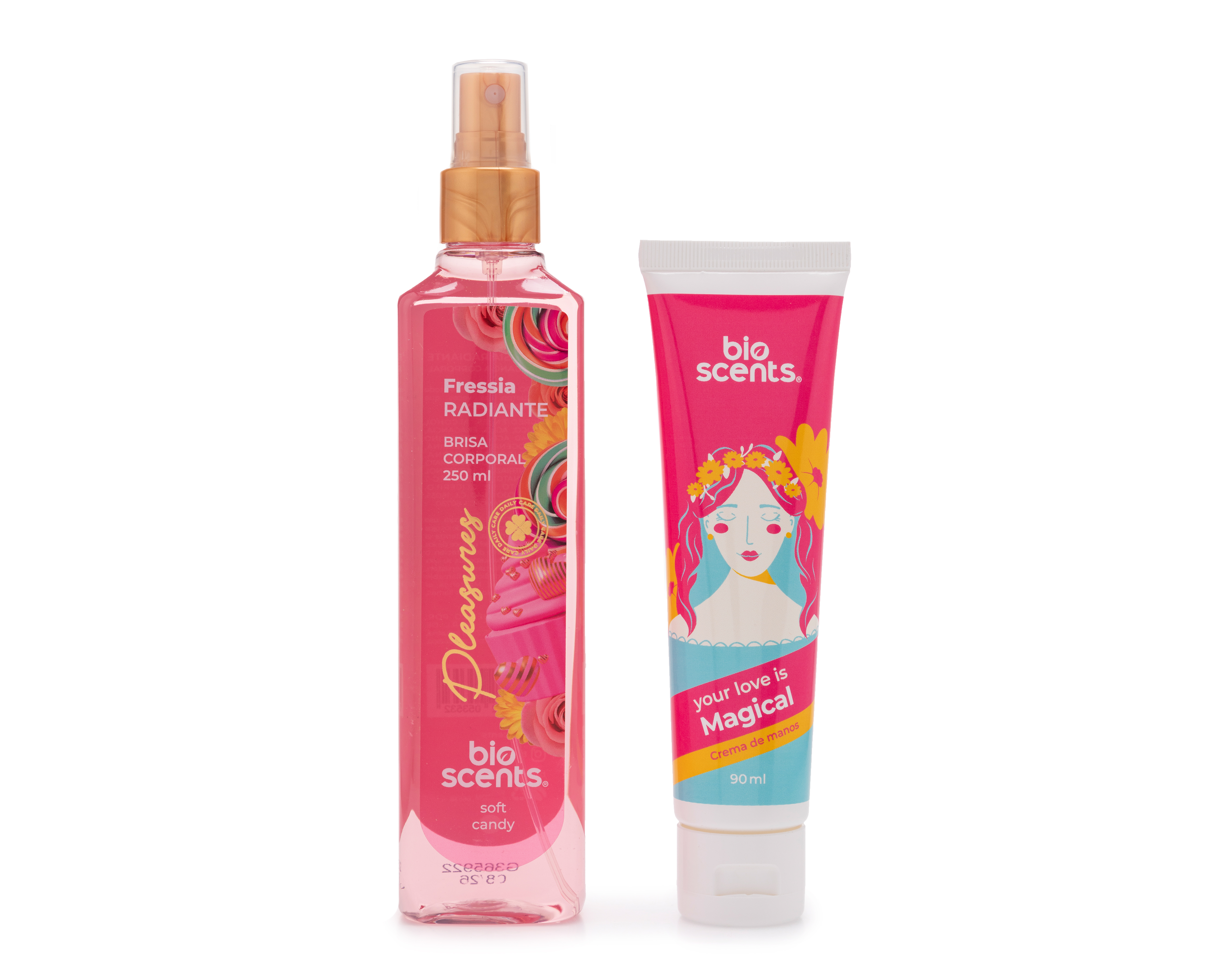 Body y Crema Bioscents Caramelo Suave 2 Piezas