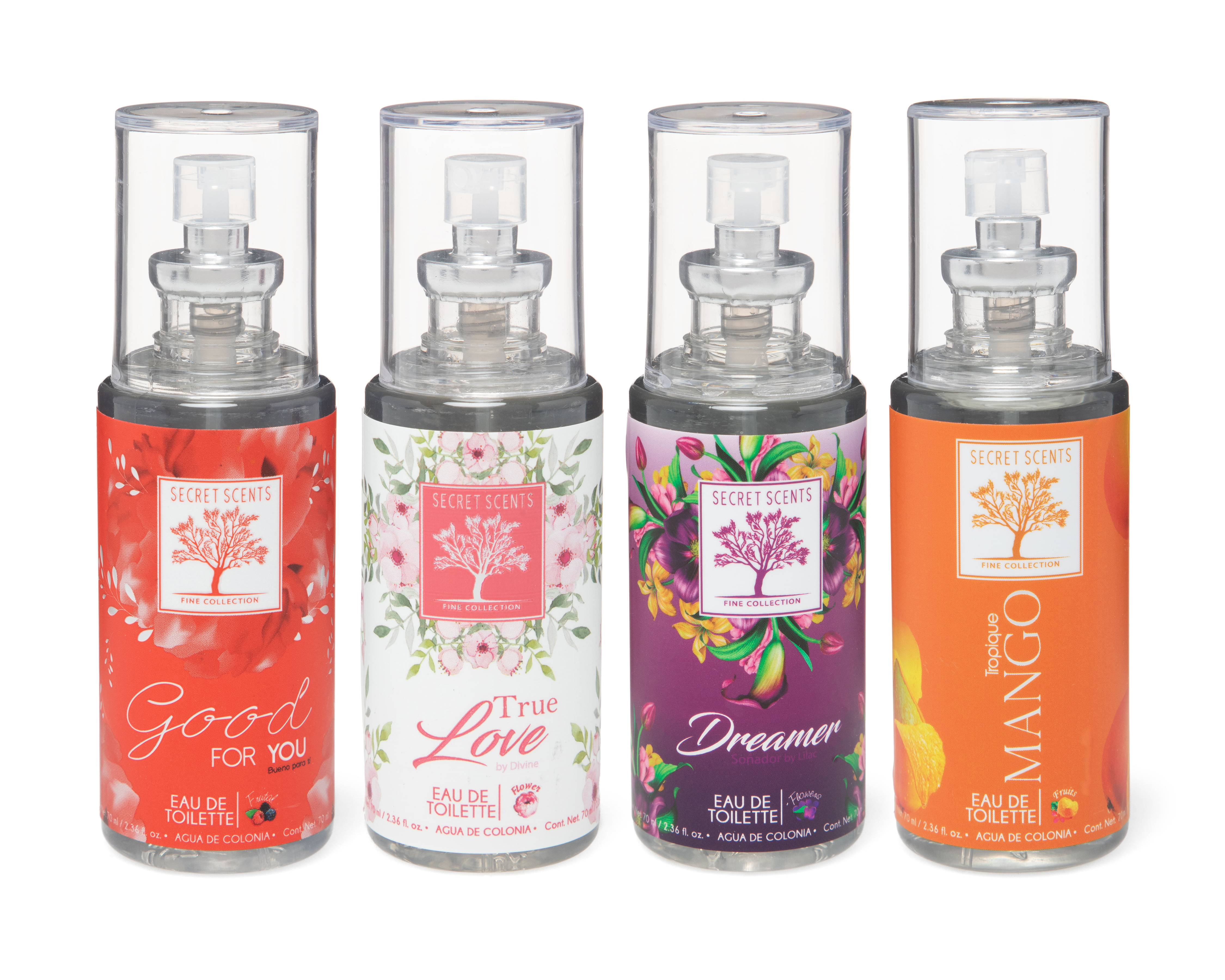 Foto 1 | Foto 1 | Set de Body Secret Scents Flores y Frutas 4 Piezas