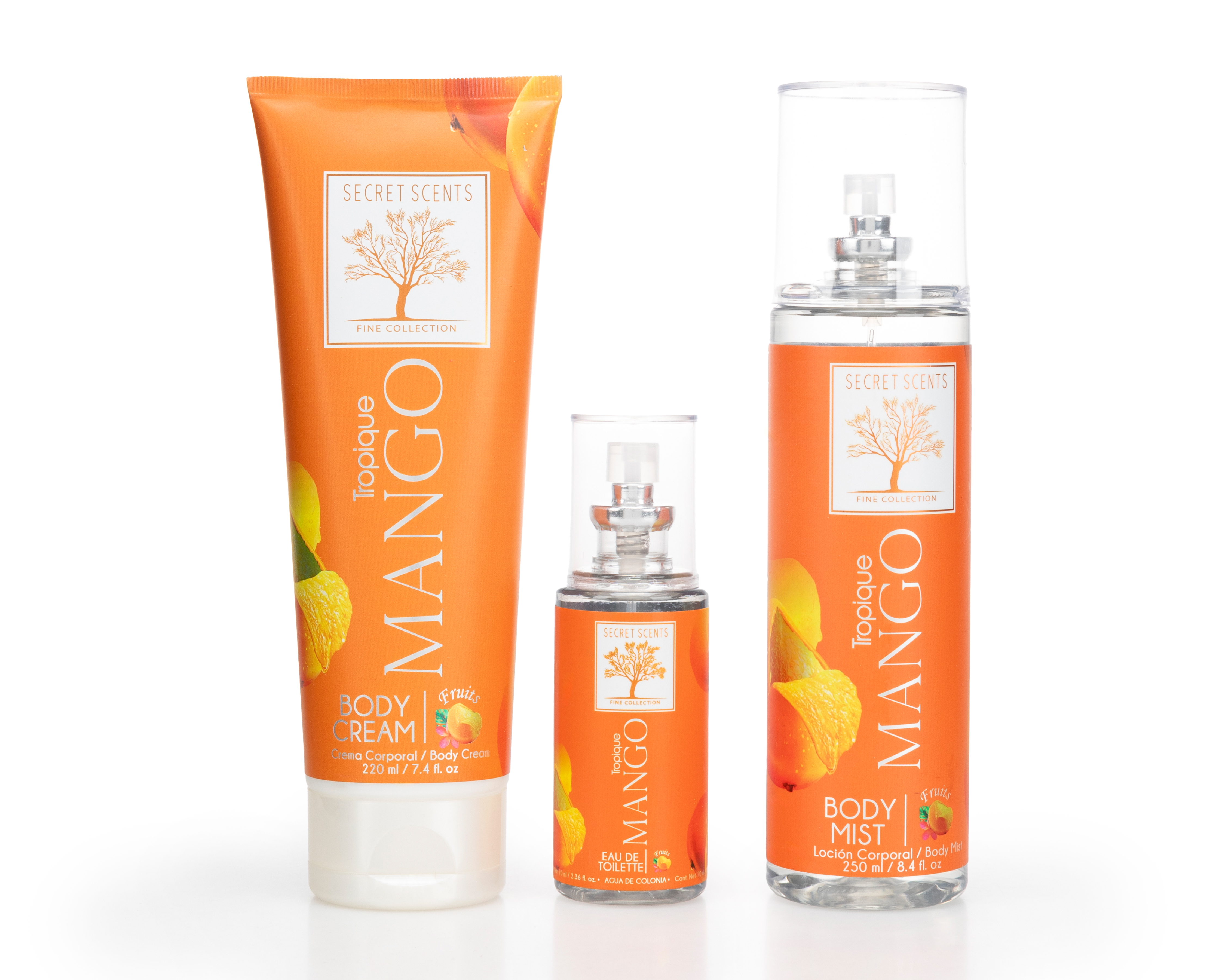 Foto 2 pulgar | Foto 1 | Estuche para Mujer Secret Scents Mango Tropique 3 Piezas