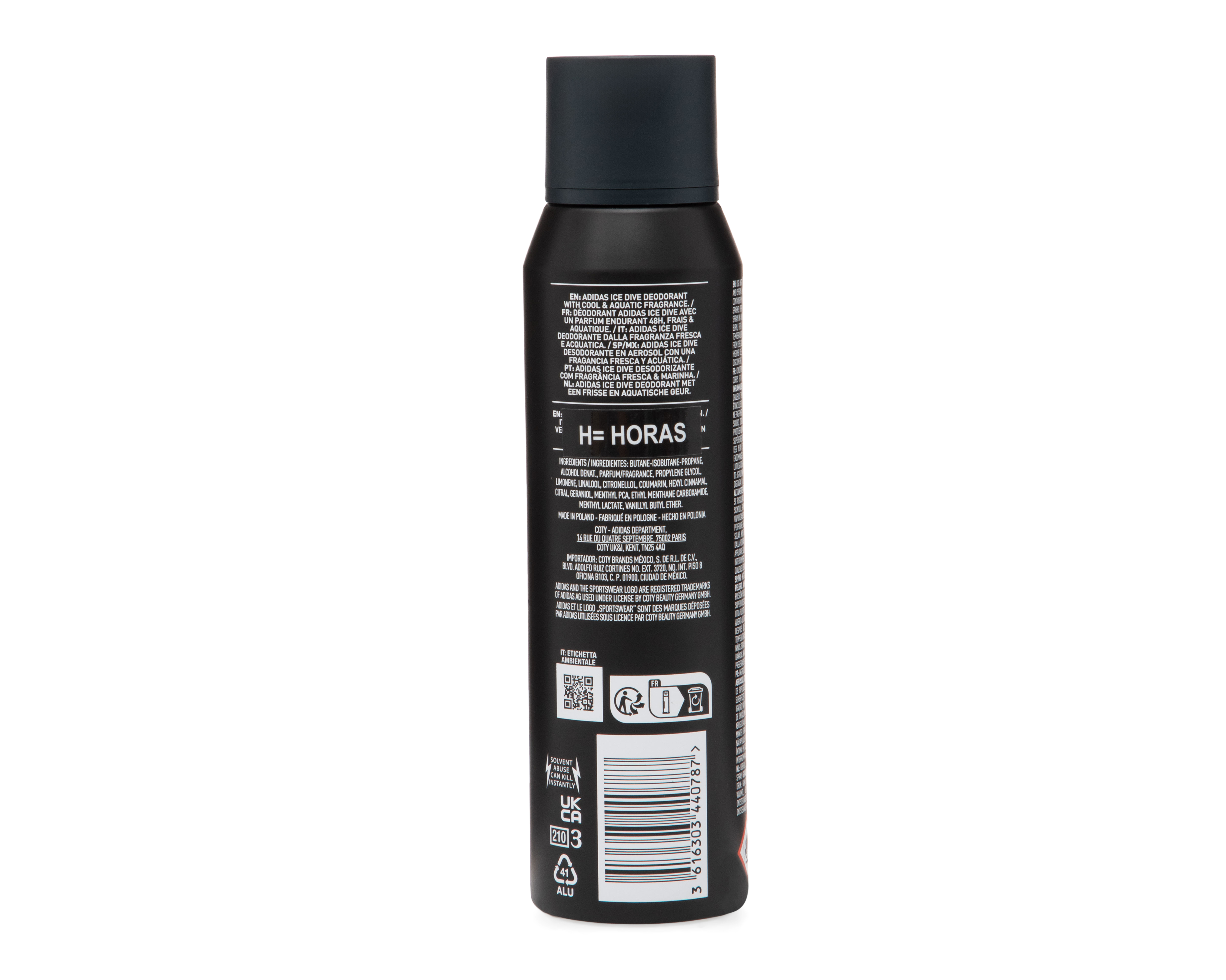 Foto 3 pulgar | Foto 2 | Desodorante en Aerosol Adidas Ice Dive con Fragancia 150 ml