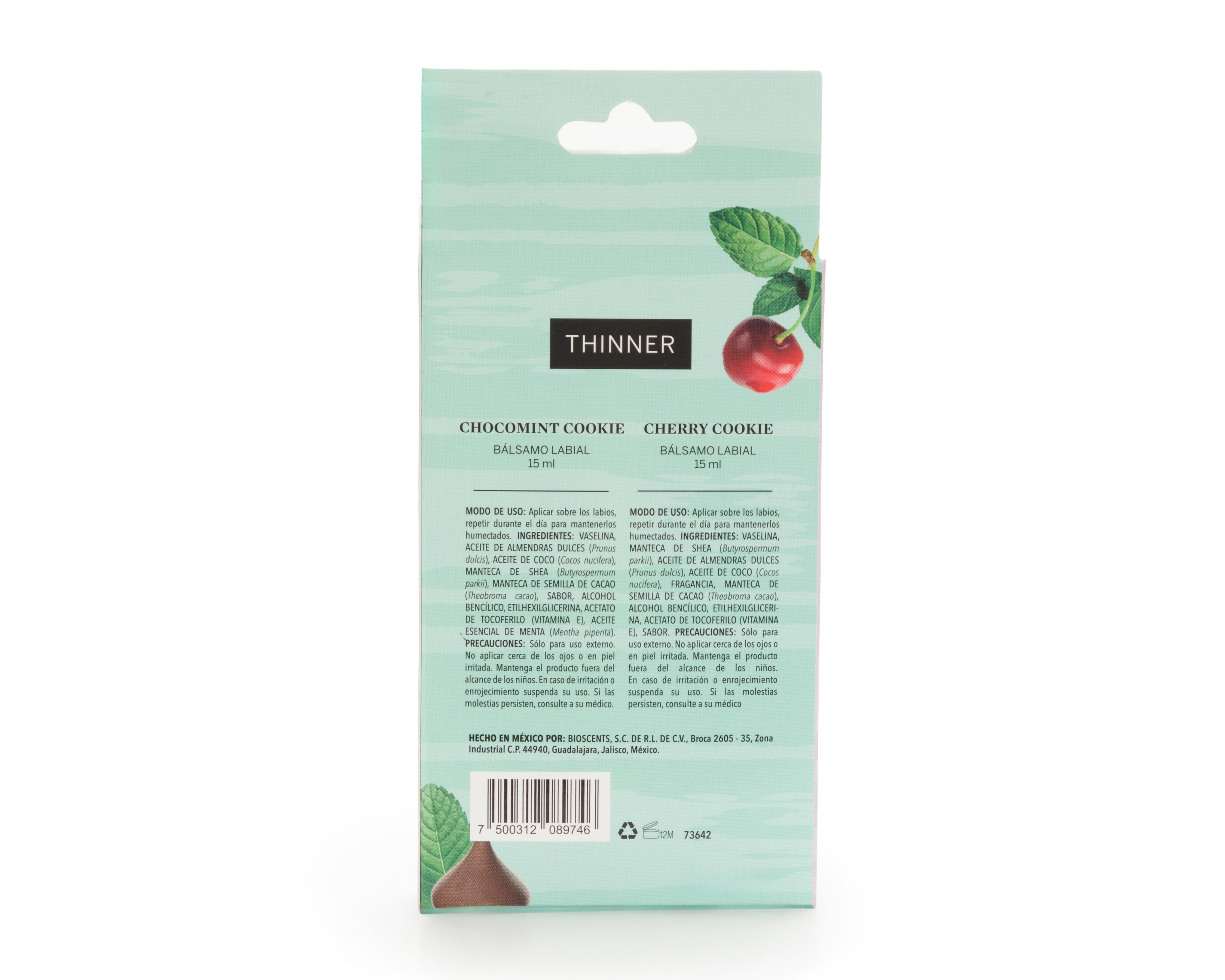 Foto 2 | Foto 2 | Bálsamo Labial Thinner 2 Piezas