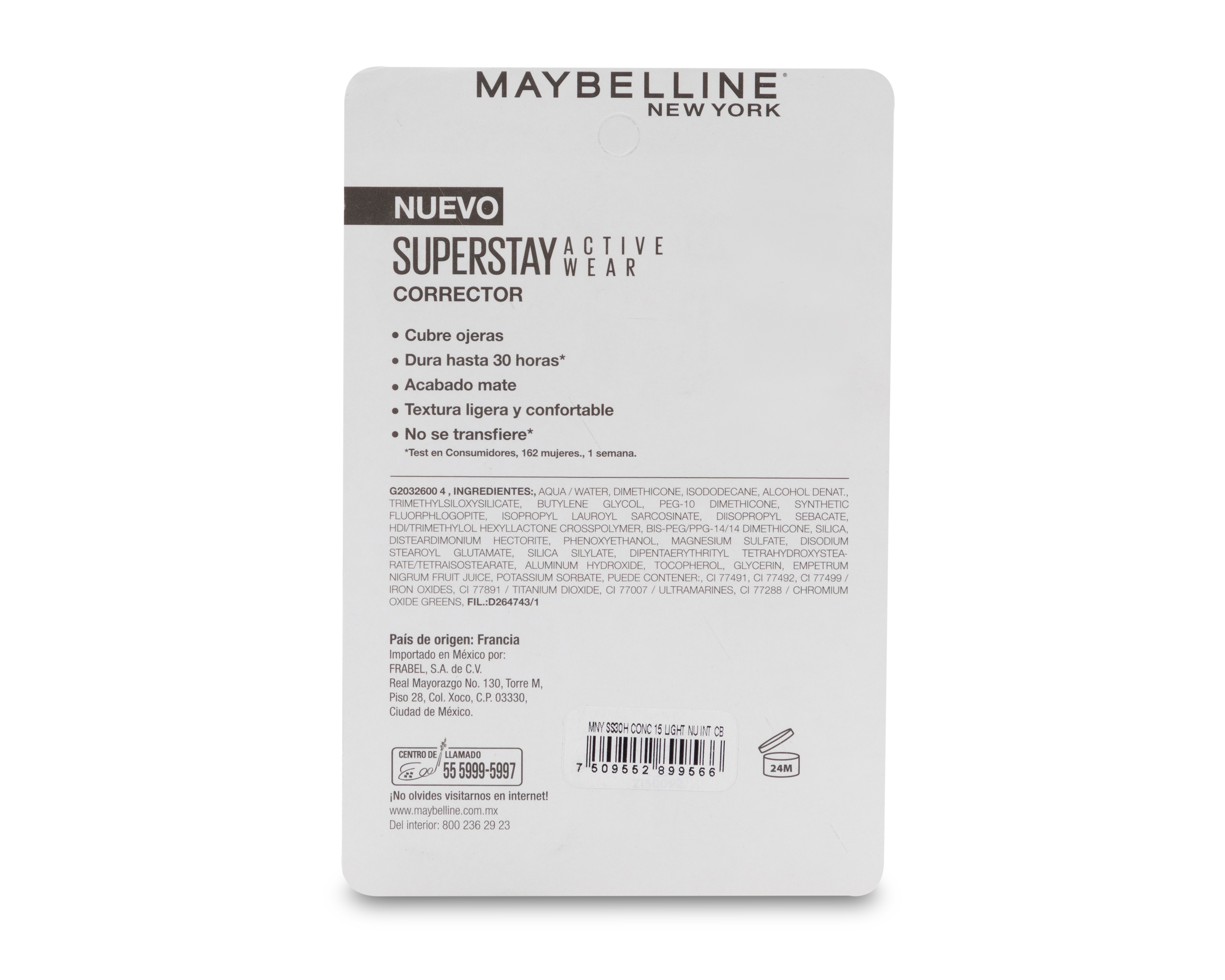 Foto 2 | Foto 2 | Corrector Maybelline Super Stay Textura Ligera 10 ml