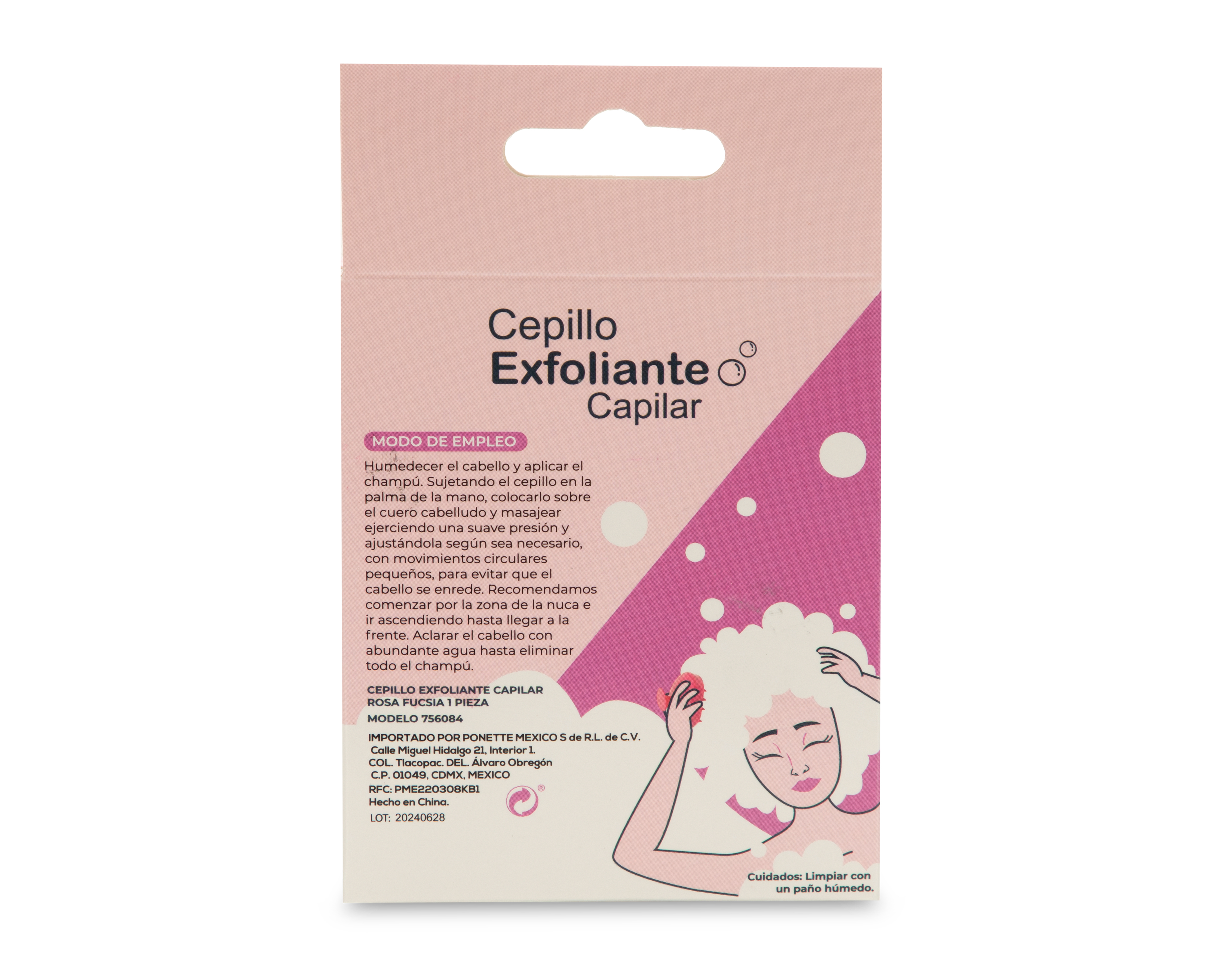 Foto 3 | Foto 3 | Cepillo Ponette Exfoliante Capilar