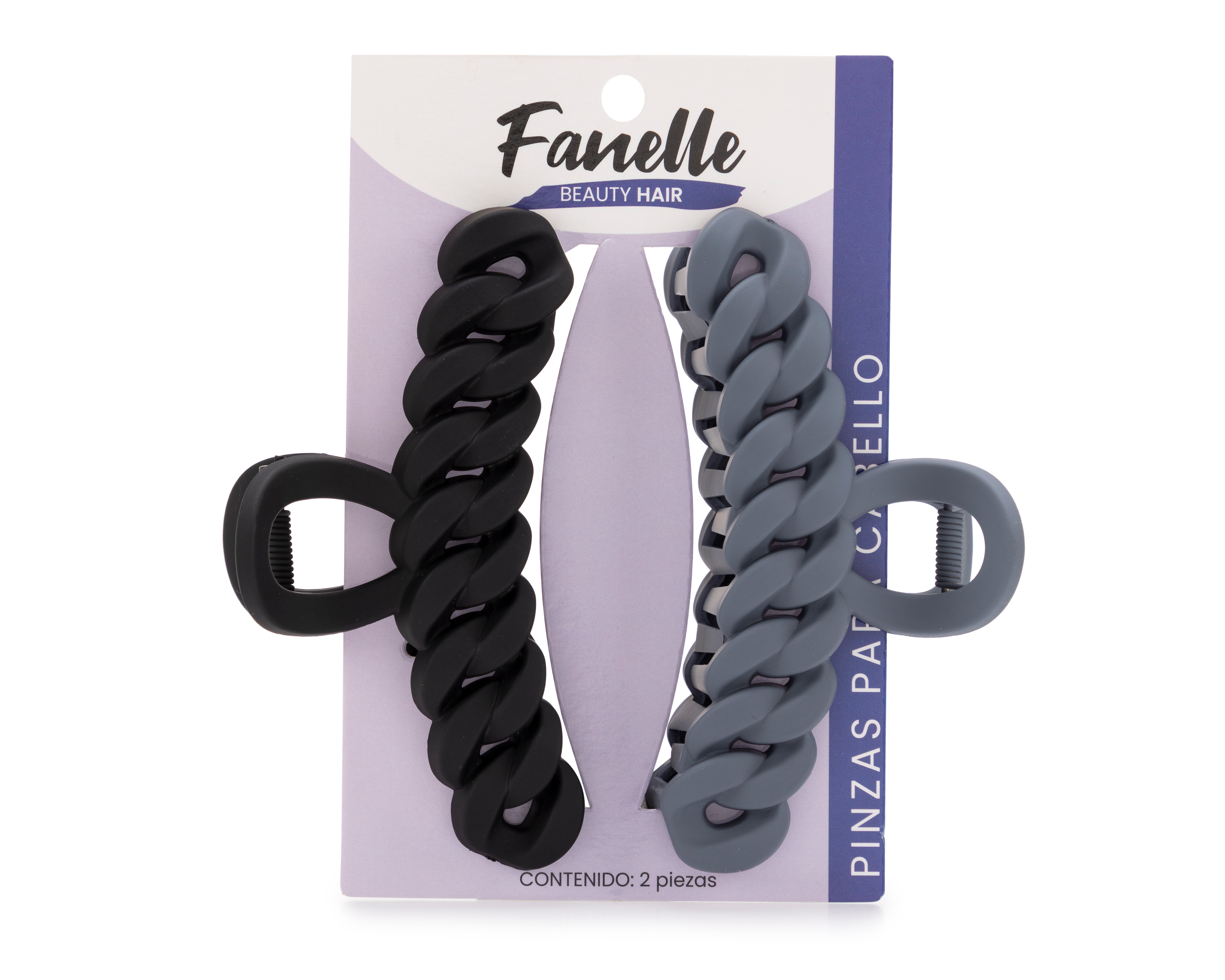 Foto 4 pulgar | Foto 3 | Pinza para Cabello Fanelle 2 Piezas