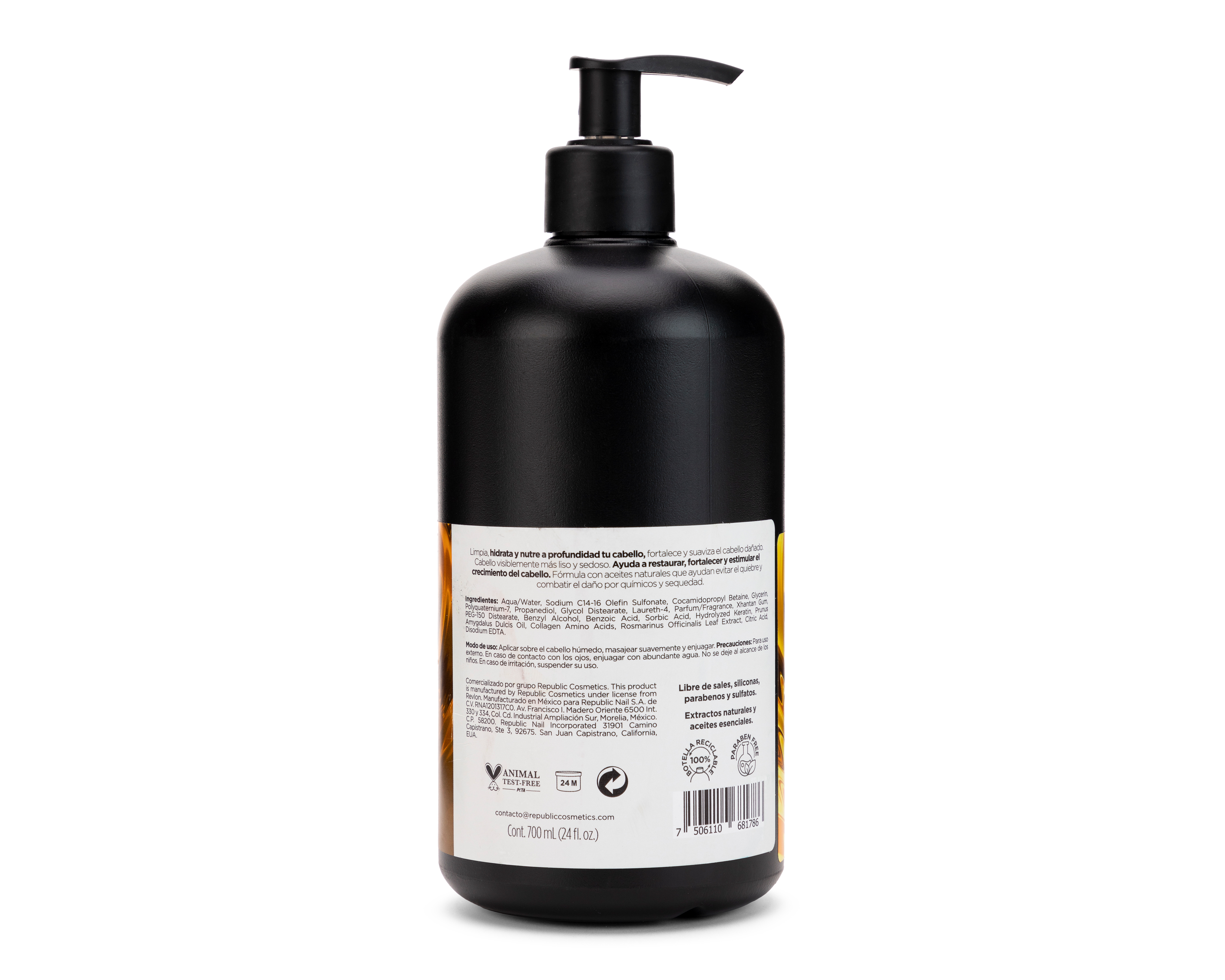 Foto 3 pulgar | Foto 2 | Shampoo Revlon Keratina y Aceite de Almendra 700 ml