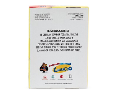 Foto 2 | Foto 2 | Juego de Mesa Memorama Lotería Tradicional Helenika