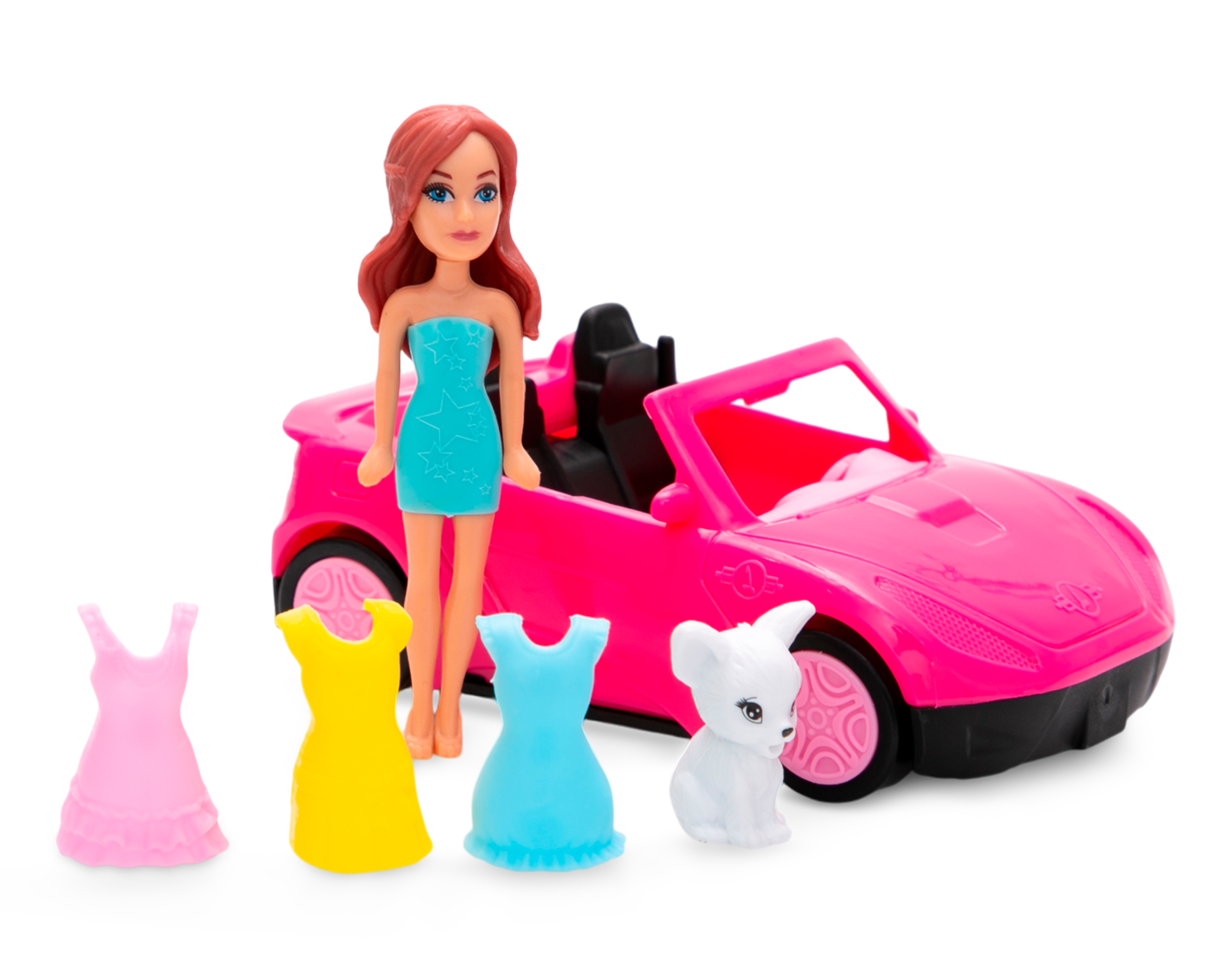 Foto 2 | Foto 2 | Muñeca Belúla con Auto y Accesorios