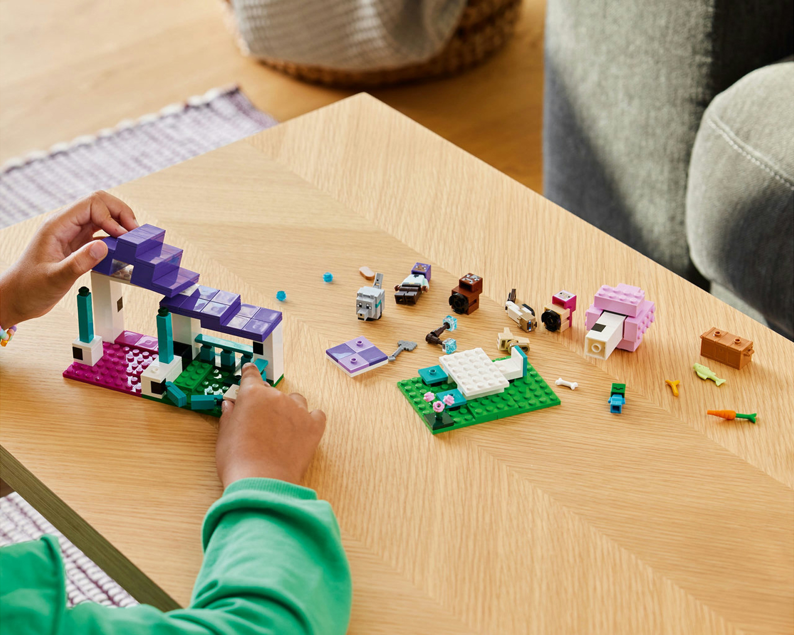 Foto 5 pulgar | Foto 4 | LEGO Minecraft: El Santuario de Animales