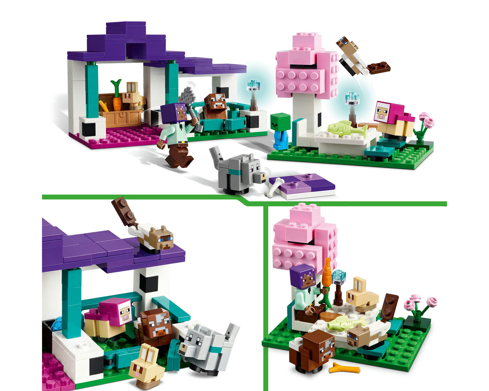 Foto 8 pulgar | Foto 7 | LEGO Minecraft: El Santuario de Animales