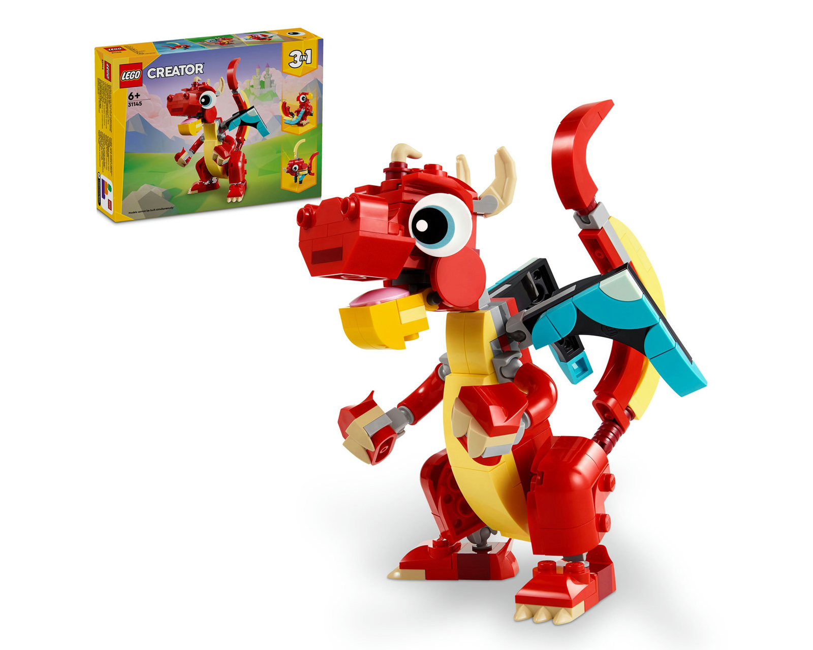 LEGO Creator 3 en 1: Dragón Rojo