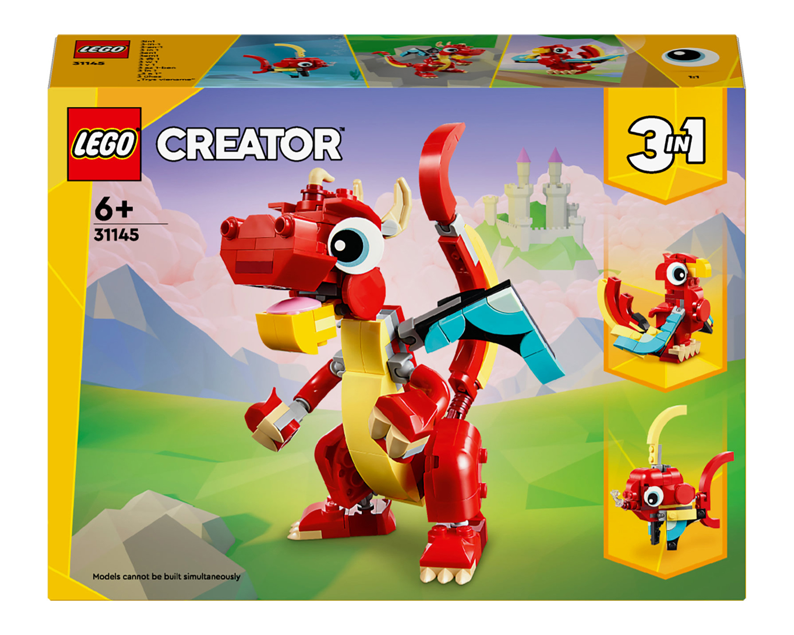 Foto 3 pulgar | Foto 2 | LEGO Creator 3 en 1: Dragón Rojo