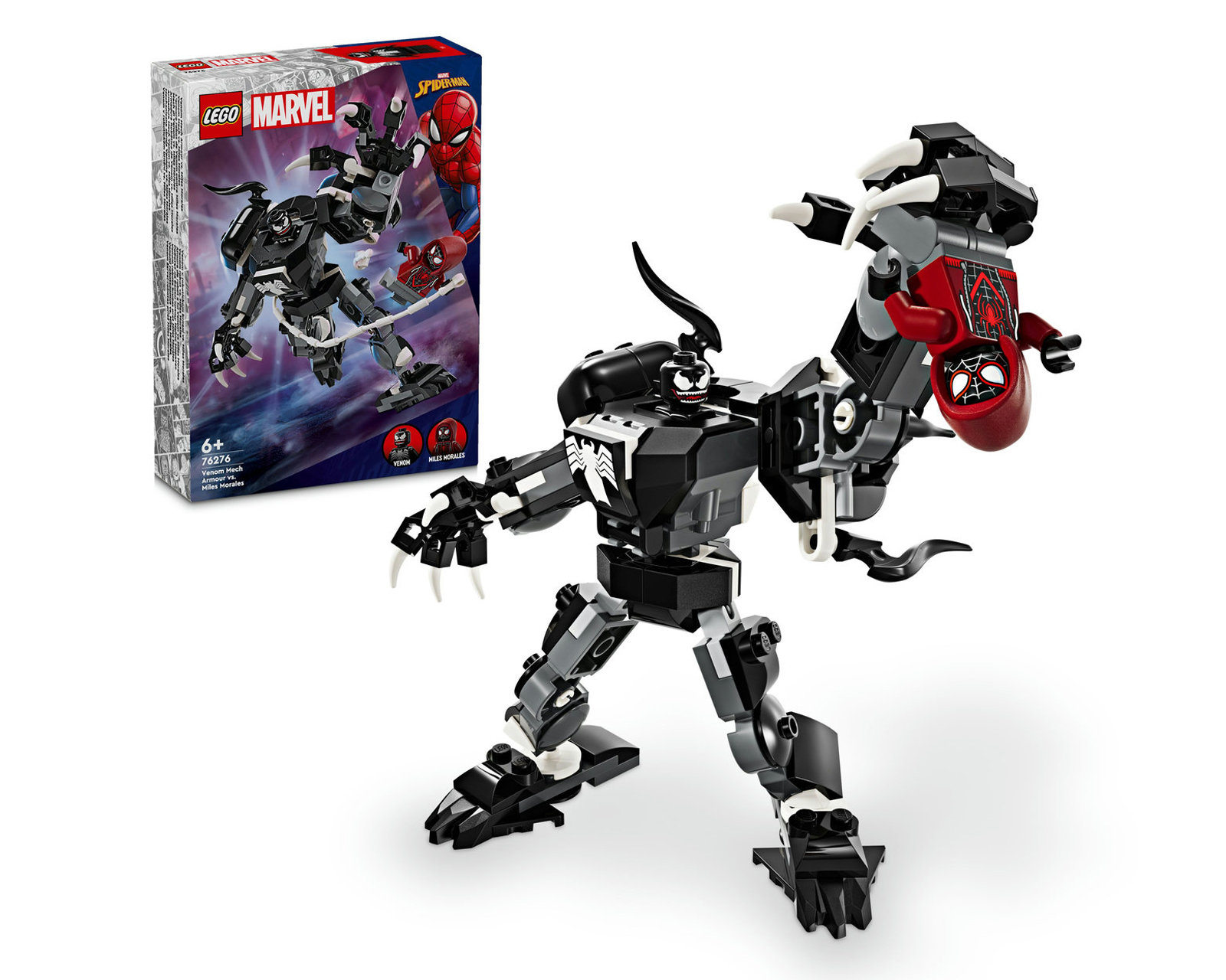 Foto 2 pulgar | Foto 1 | LEGO Marvel Armadura Robótica Venom vs. Miles Morales
