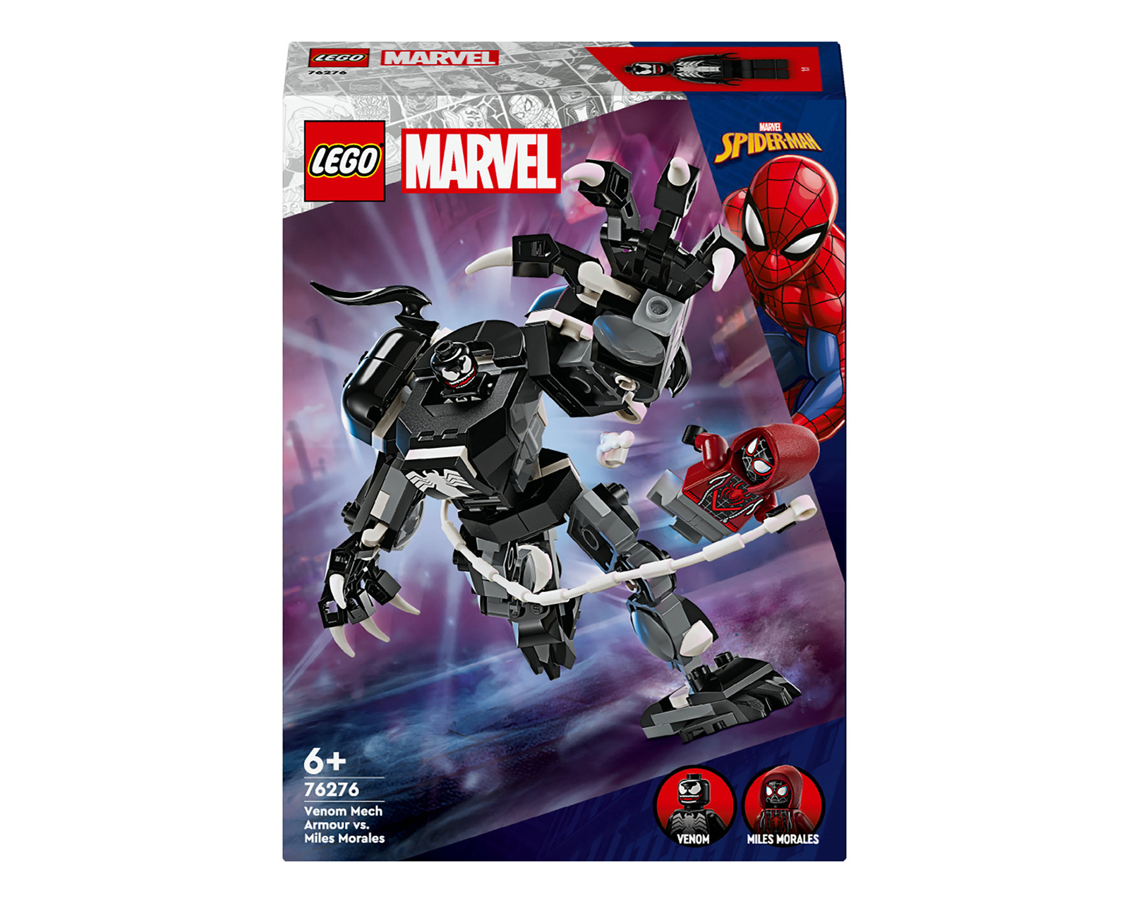 Foto 3 pulgar | Foto 2 | LEGO Marvel Armadura Robótica Venom vs. Miles Morales