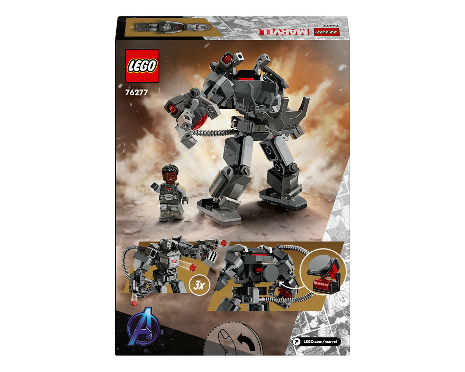 Foto 10 pulgar | Foto 9 | LEGO Marvel: Armadura Robótica de Máquina de Guerra