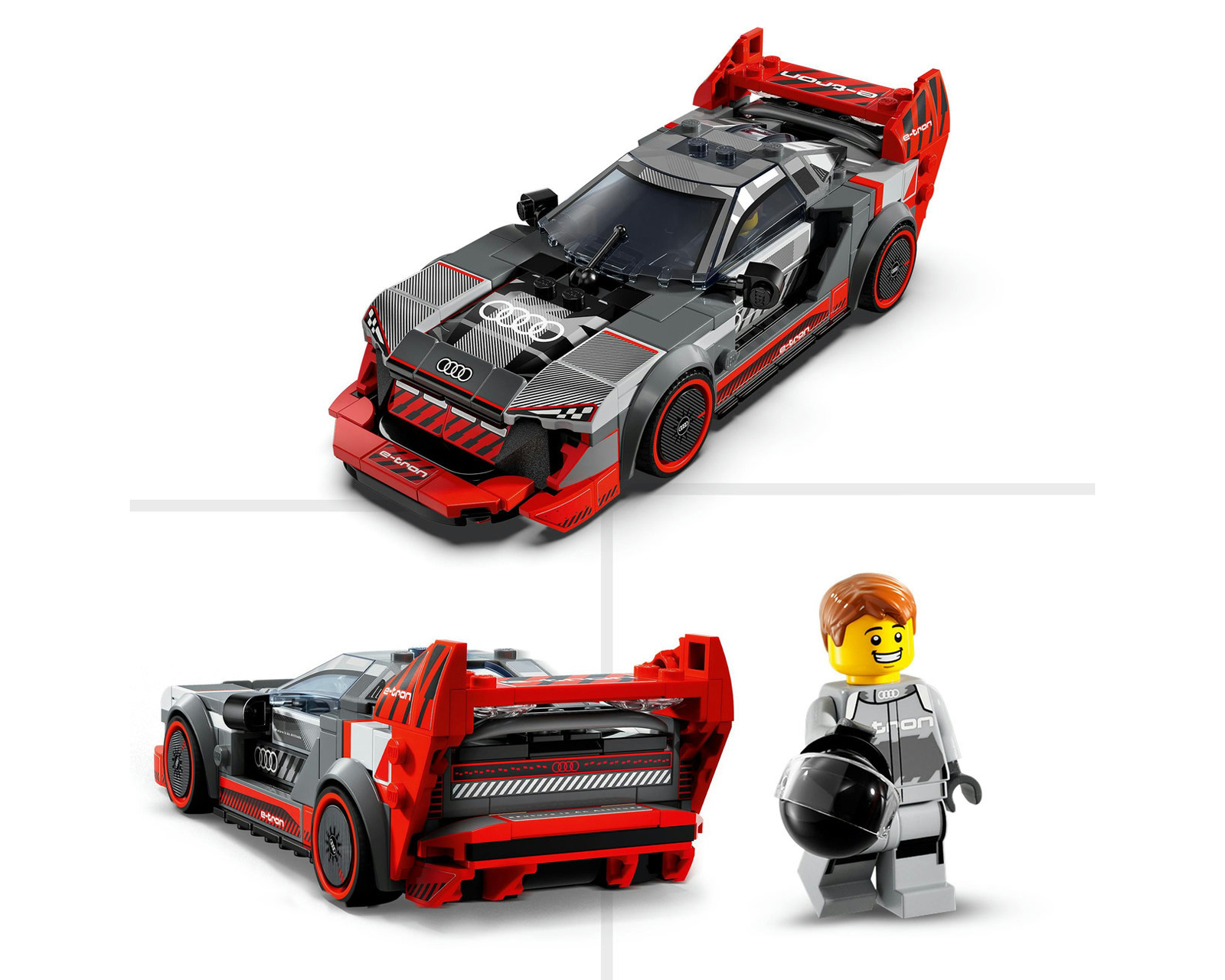 Foto 8 pulgar | Foto 7 | LEGO Speed: Coche de Carreras Audi S1 e-Tron Quattro