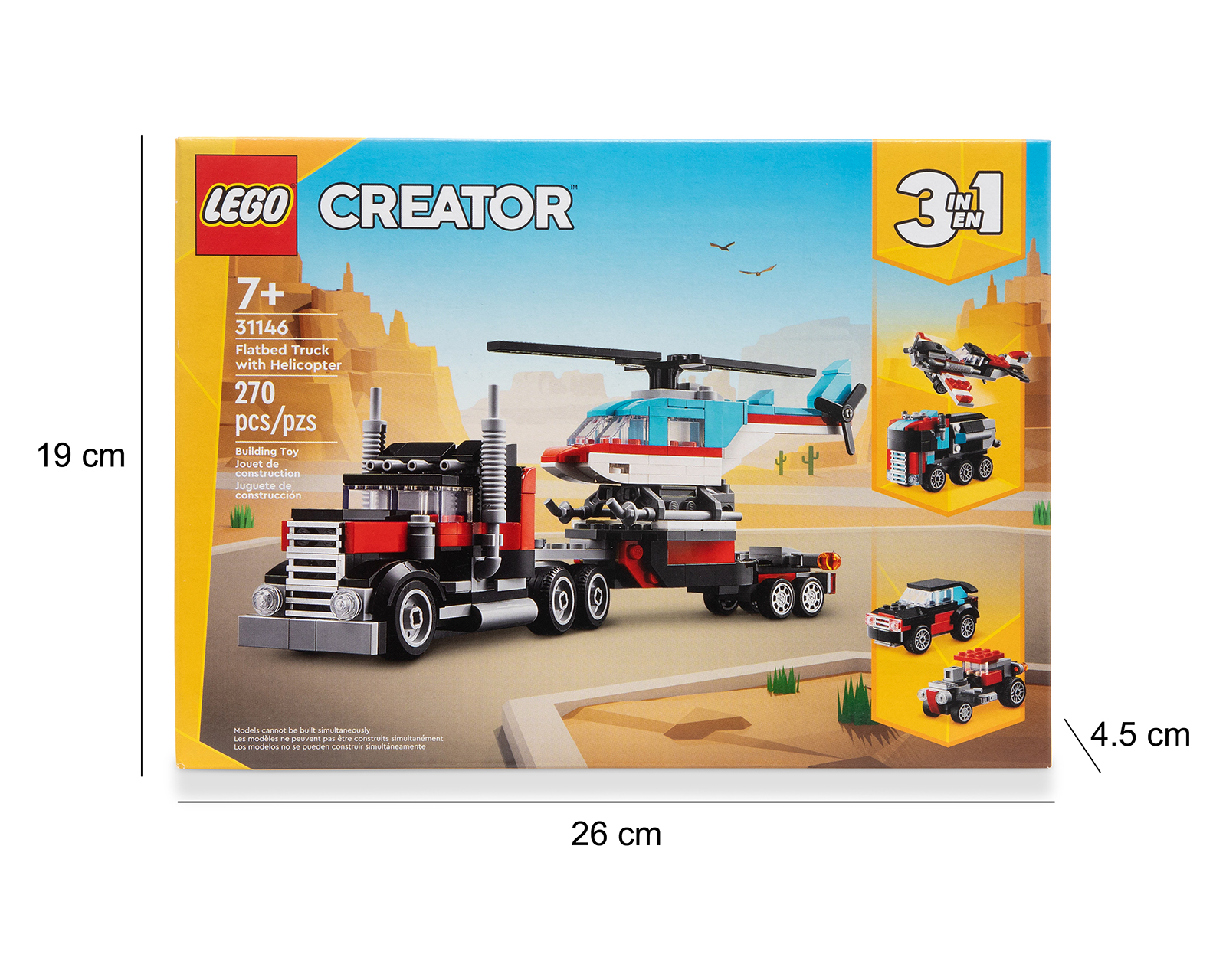 Foto 10 | Foto 10 | LEGO Creator: Camión Plataforma con Helicóptero