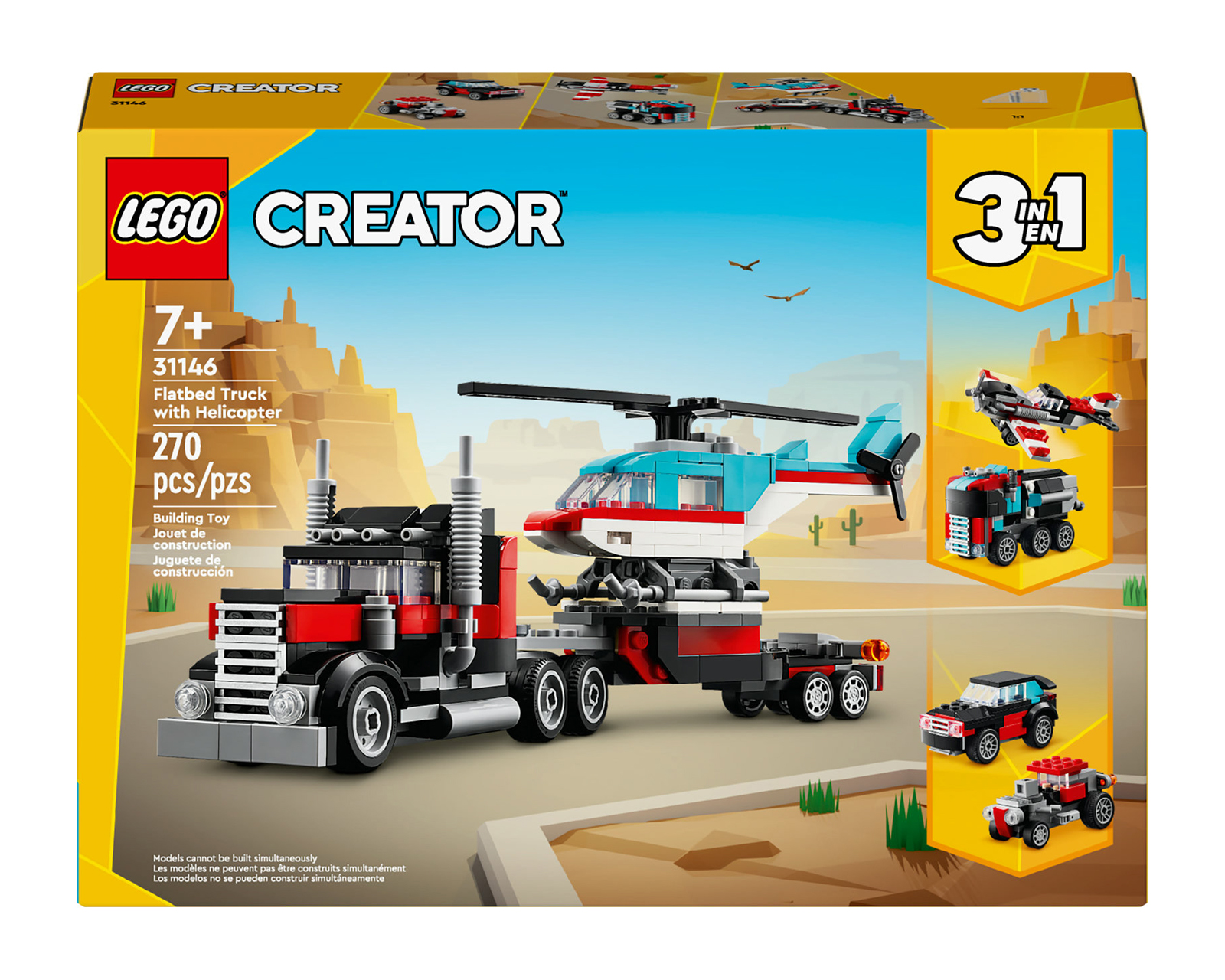 Foto 2 | Foto 2 | LEGO Creator: Camión Plataforma con Helicóptero