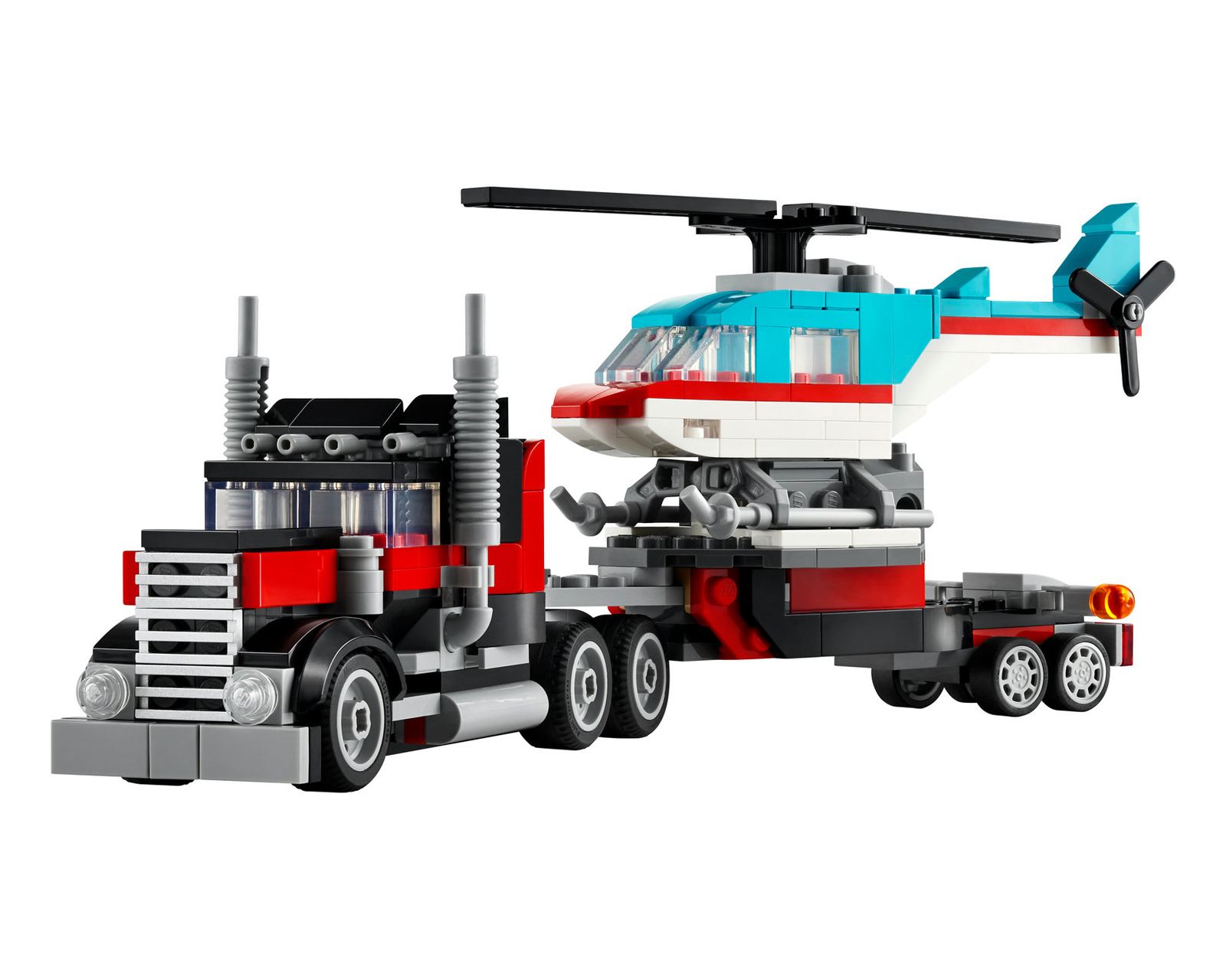 Foto 4 pulgar | Foto 3 | LEGO Creator: Camión Plataforma con Helicóptero