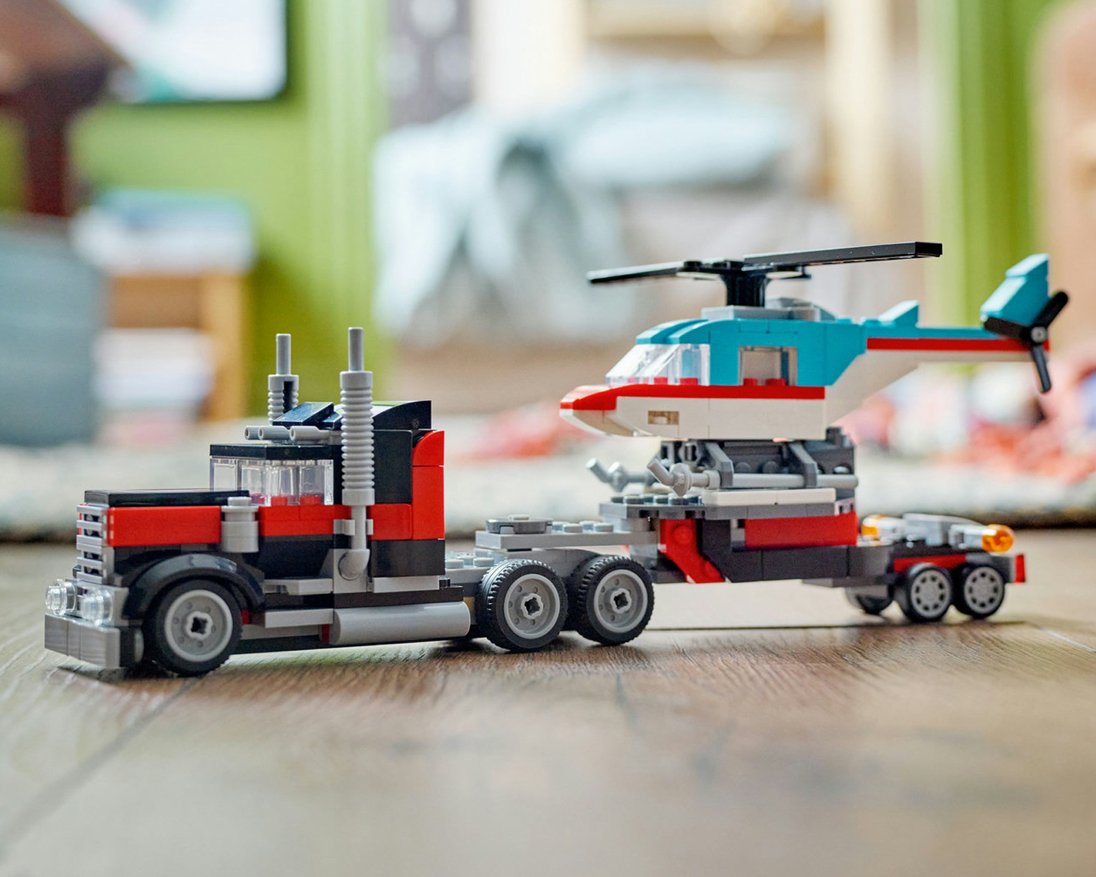 Foto 6 | Foto 6 | LEGO Creator: Camión Plataforma con Helicóptero