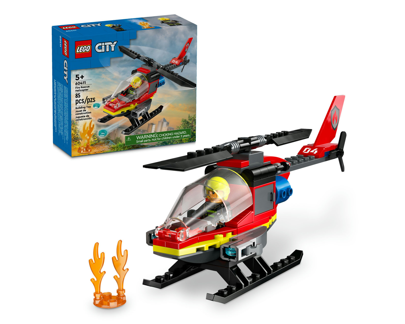 Lego City: Helicóptero de Rescate de Bomberos