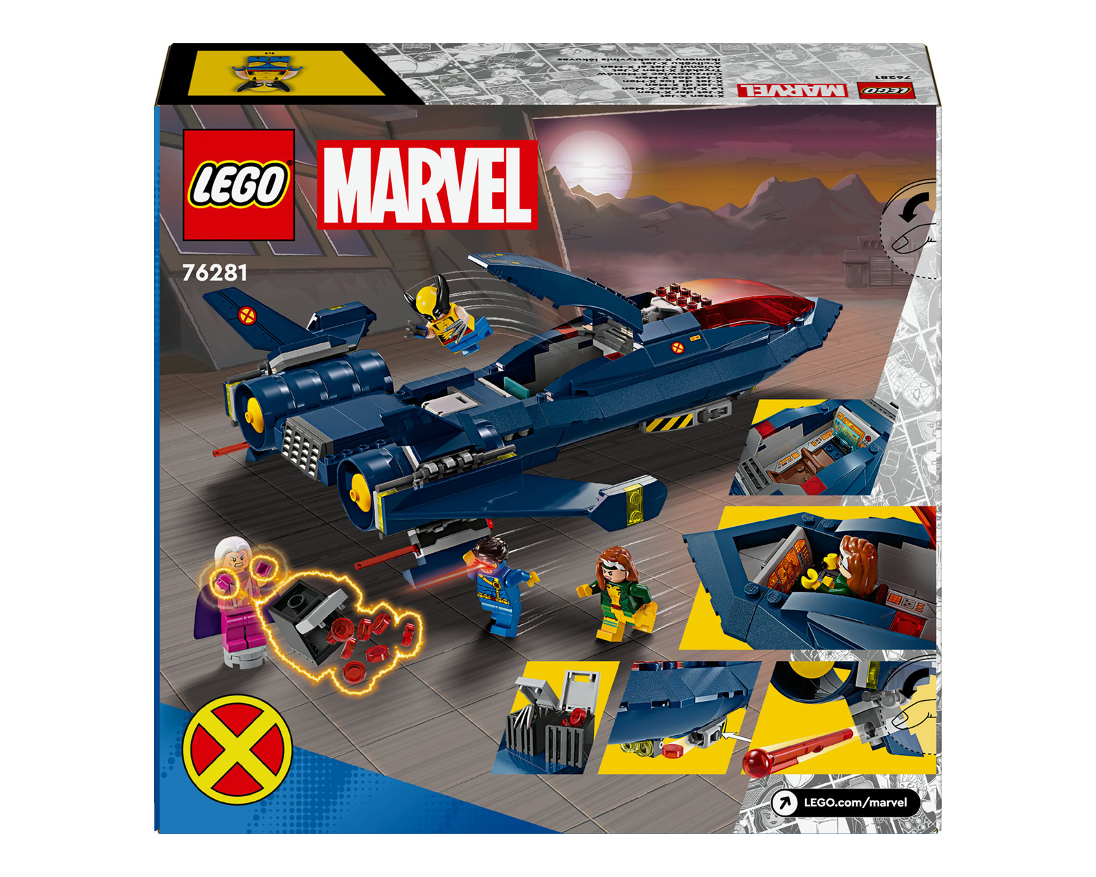 Foto 10 pulgar | Foto 9 | LEGO Marvel: X-Jet de los X-Men 97